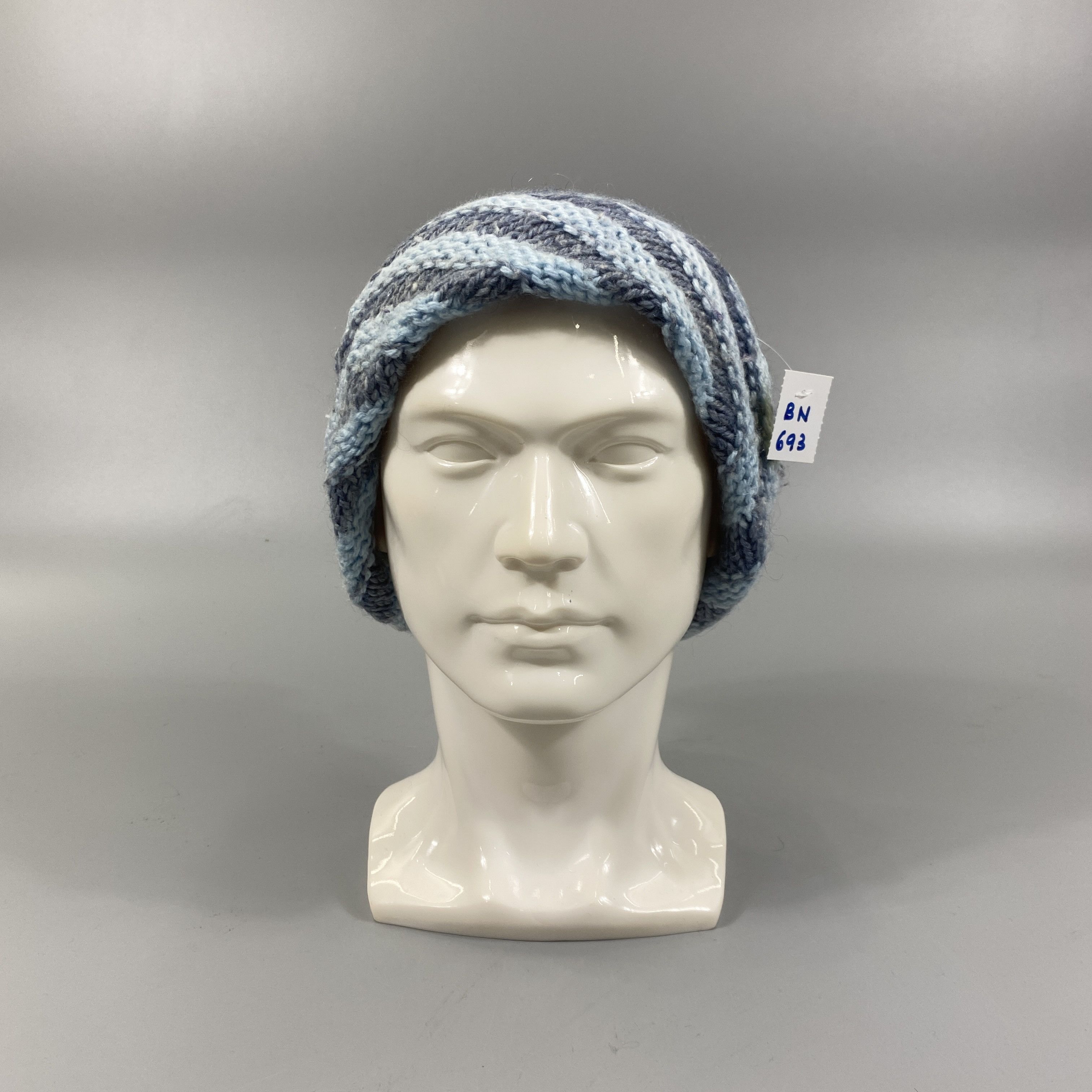Japanese Brand Vintage Knitted Spiral Beanie -BN693 Size ONE SIZE - 1 Thumbnail