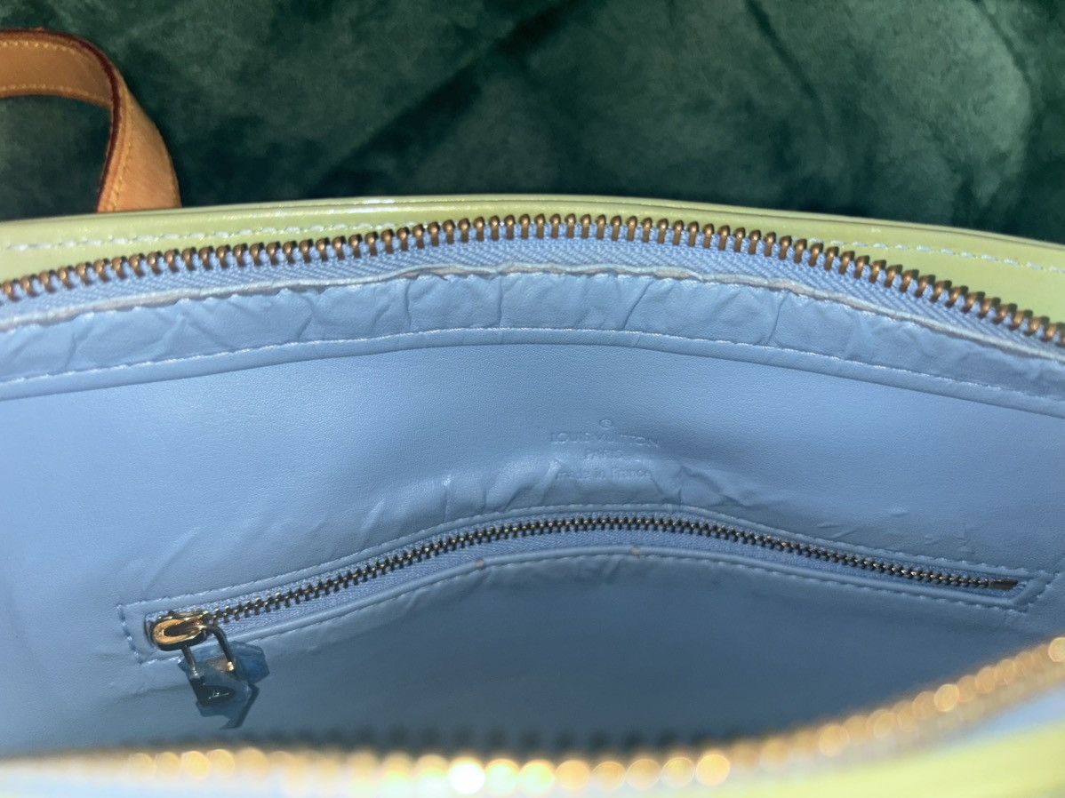 Louis Vuitton Louis Vuitton Green Monogram Vernis Houston Hand Bag Size ONE SIZE - 9 Thumbnail
