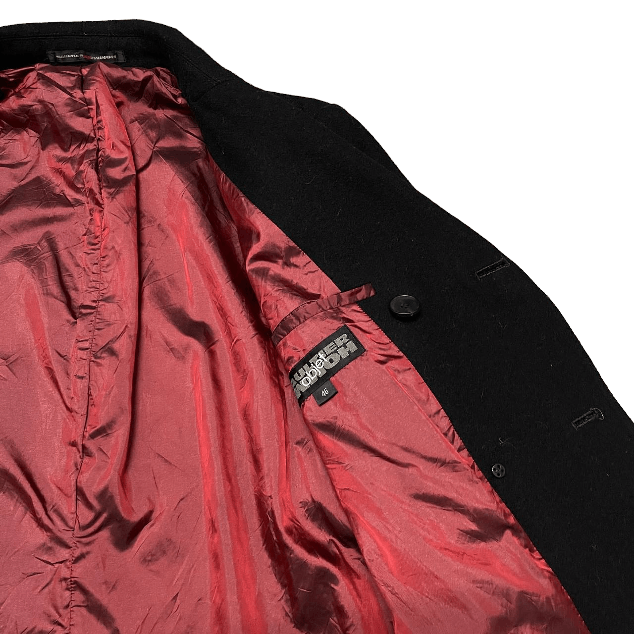 Gaultier Homme Objet Gaultier Homme Objet Wool Coat Double Breasted Size US M / EU 48-50 / 2 - 8 Thumbnail