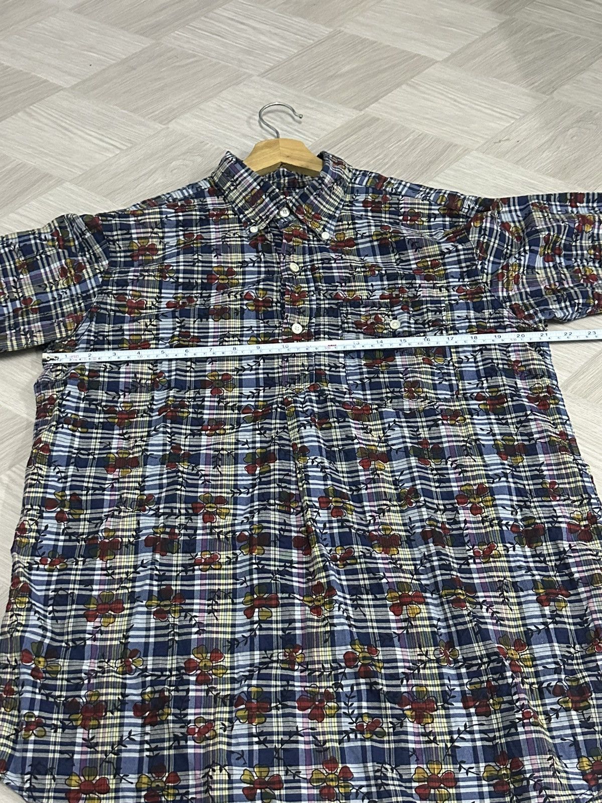 Engineered Garments SS17 Engineered Garments Floral Half Button Shirt Size US M / EU 48-50 / 2 - 21 Thumbnail