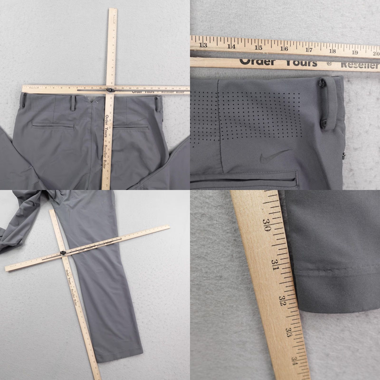 Nike Nike Pants Mens 36x32 Gray Tiger Woods Collection Golf Stretch Adaptive Fit Flex Size US 36 / EU 52 - 8 Thumbnail