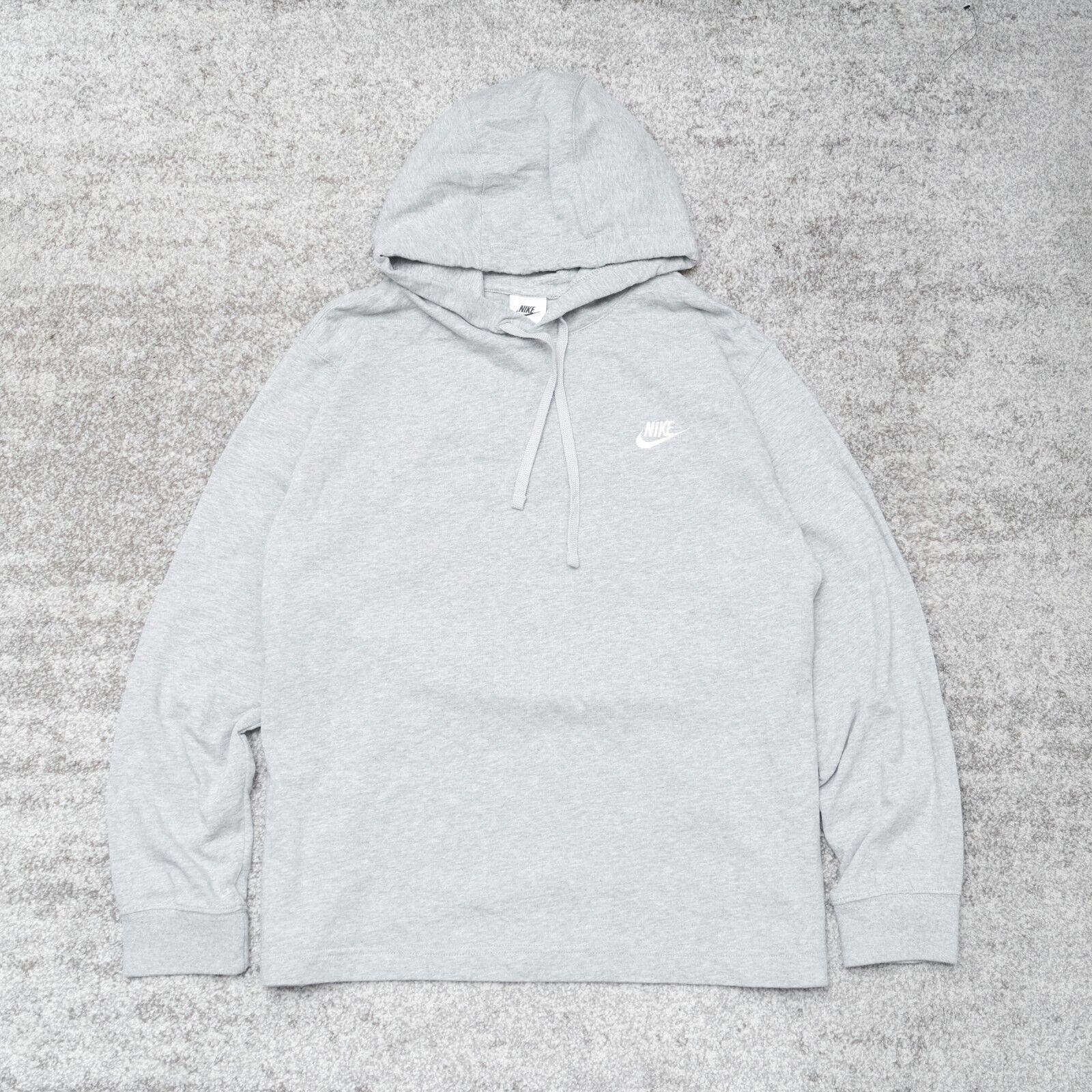 Nike Nike Sportswear Club Men s Jersey Pullover Hoodie in Gray BV Grailed