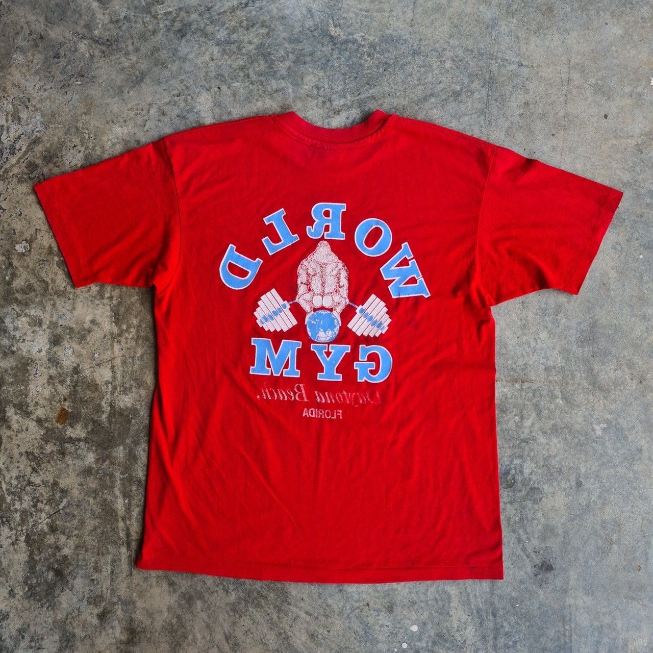 Other *RARE* VINTAGE 90s WORLD GYM FITNESS TEE Size US XL / EU 56 / 4 - 11 Thumbnail