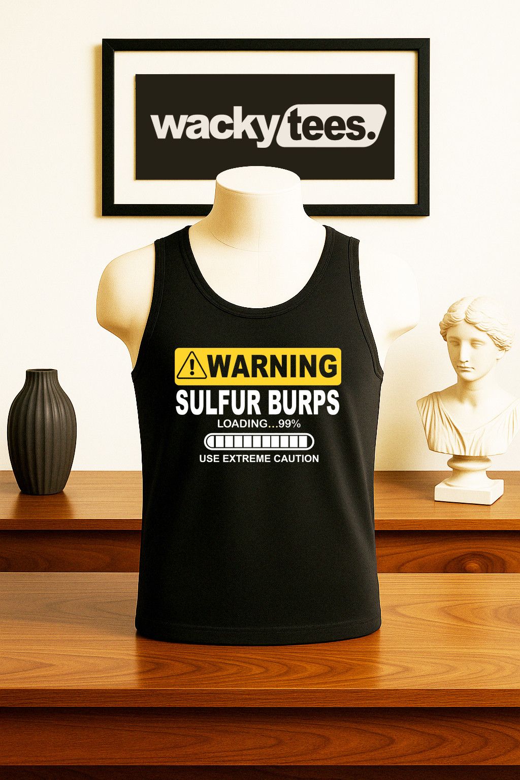 Other Warning Sulfer Stinky Burps Loading Funny Graphic Tee Shirt Size US S / EU 44-46 / 1 - 2 Thumbnail