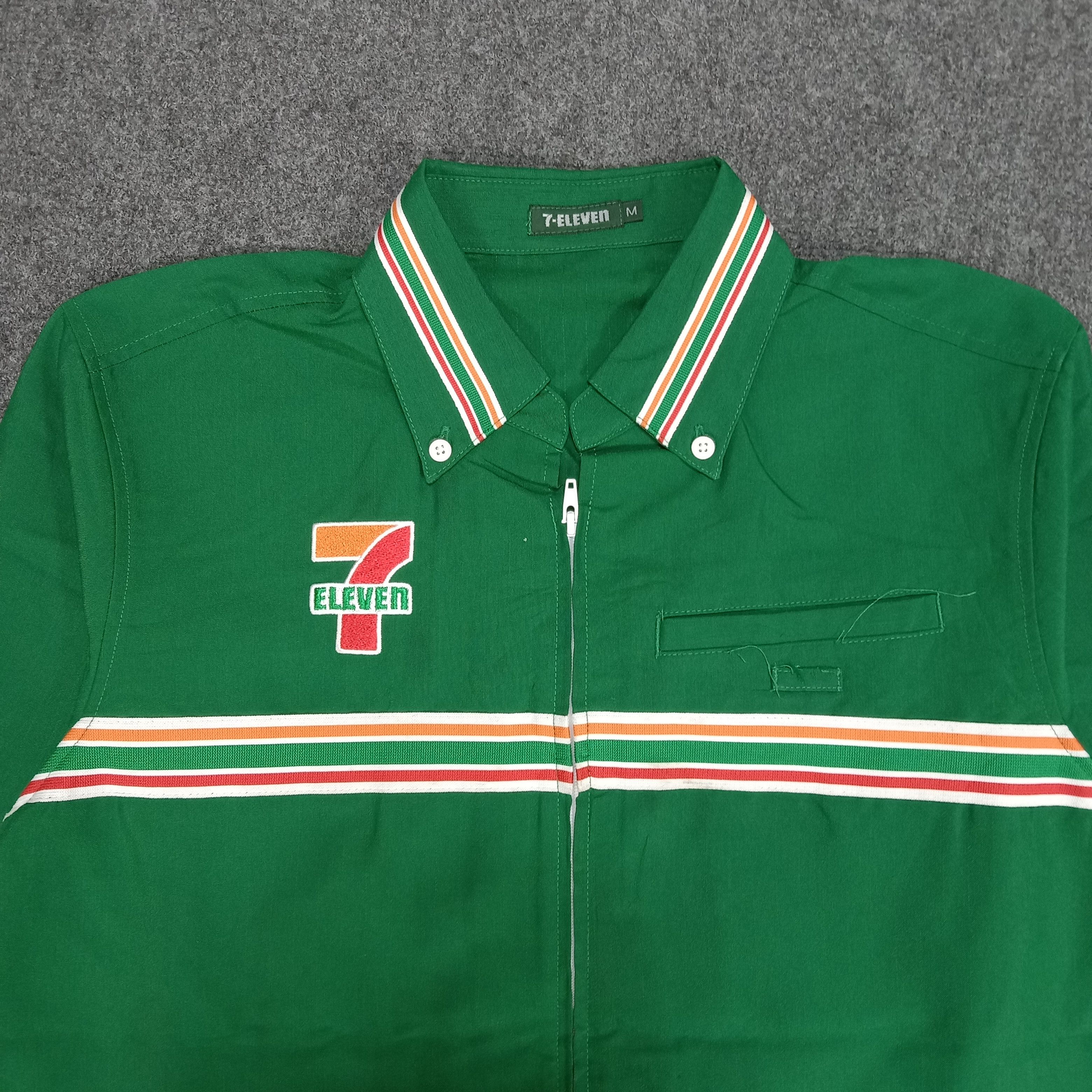 Japanese Brand × Vintage 7 Eleven Japanese Brand Uniform Jacket Size US M / EU 48-50 / 2 - 2 Thumbnail