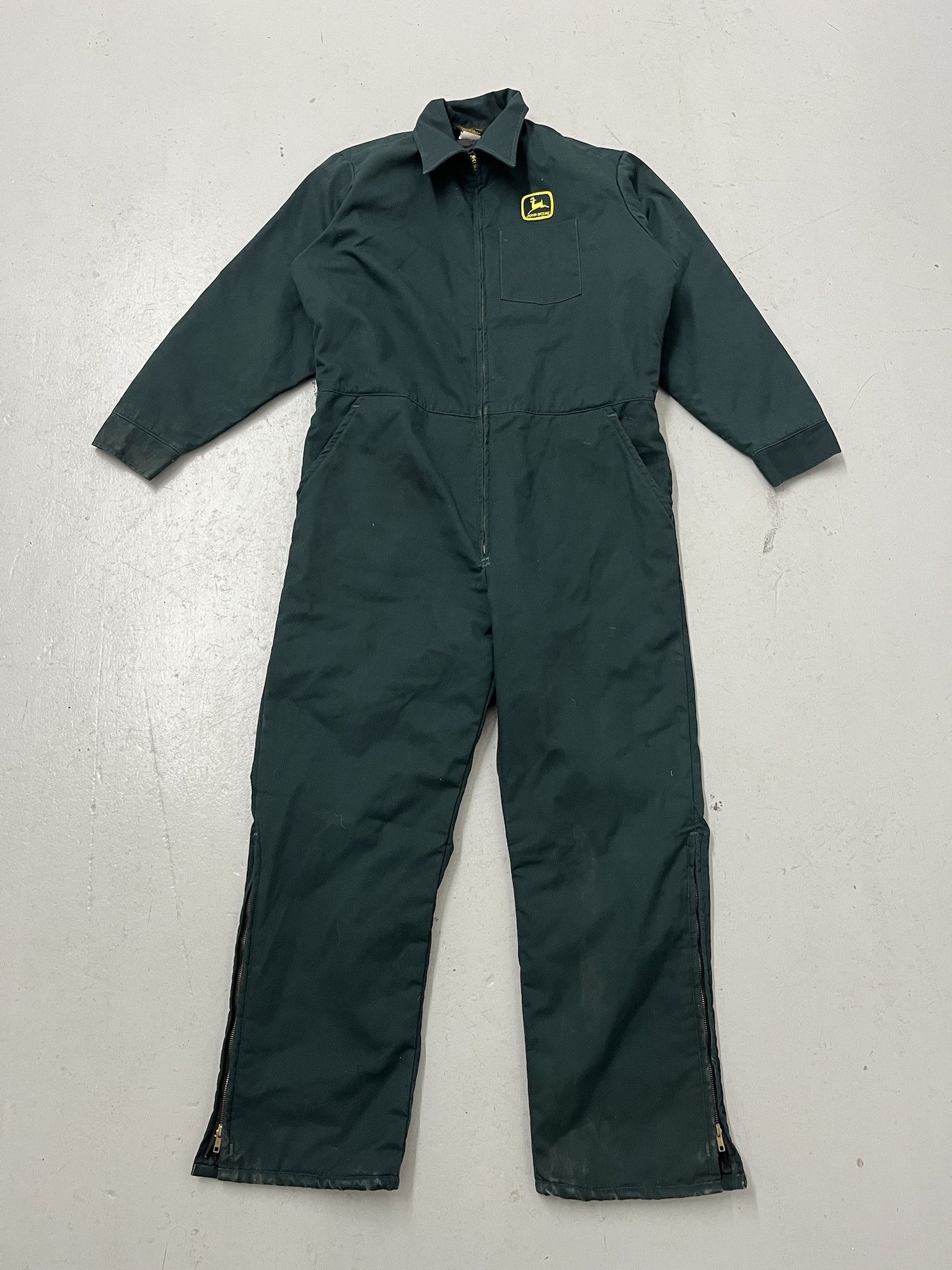 Carhartt × Vintage Vintage 1980s John Deere Padded Cold Weather Snow Suit Coverall Size L Size US 41 - 1 Thumbnail