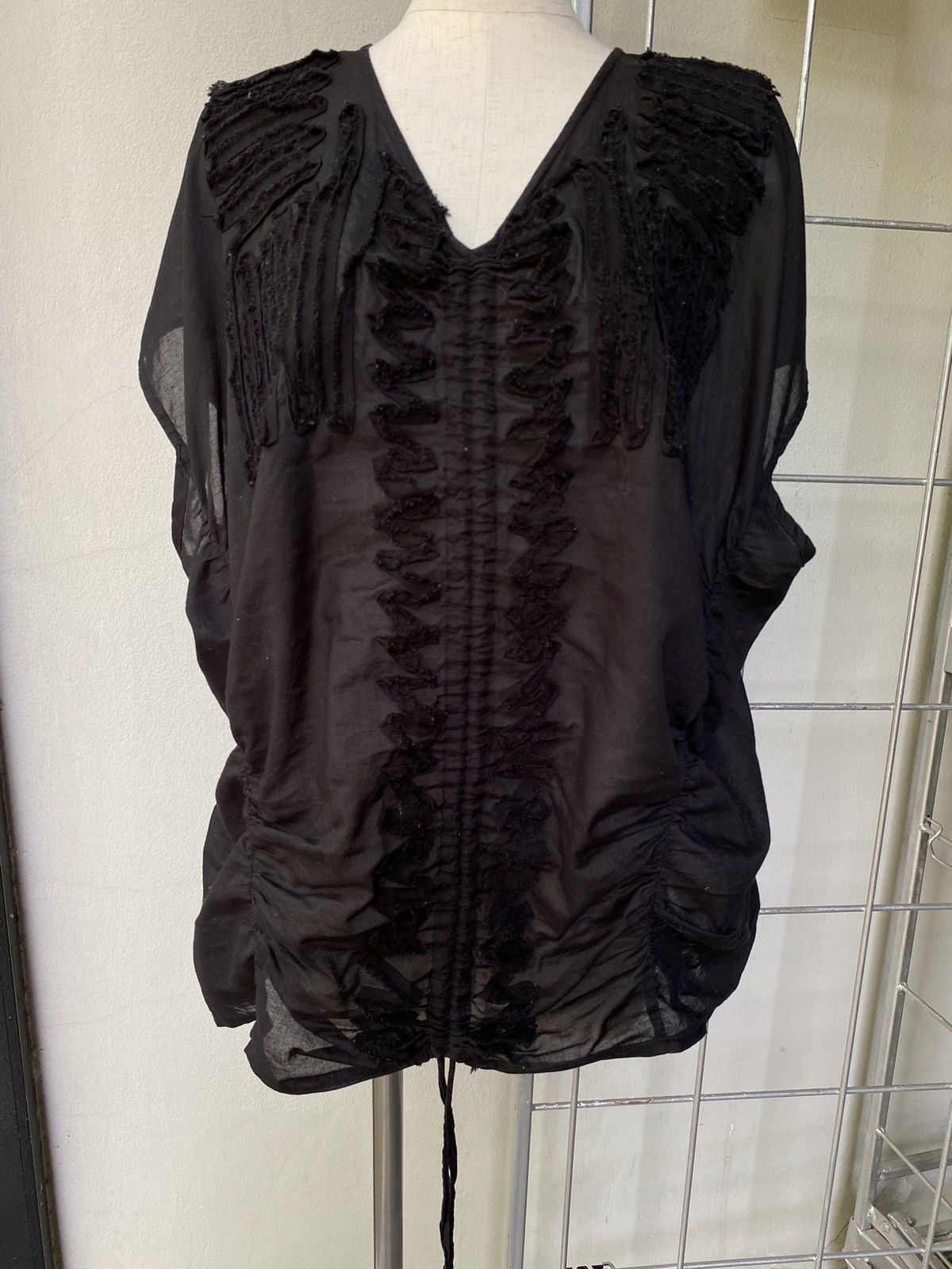 Zucca Zucca black blouse Size M / US 6-8 / IT 42-44 - 3 Thumbnail