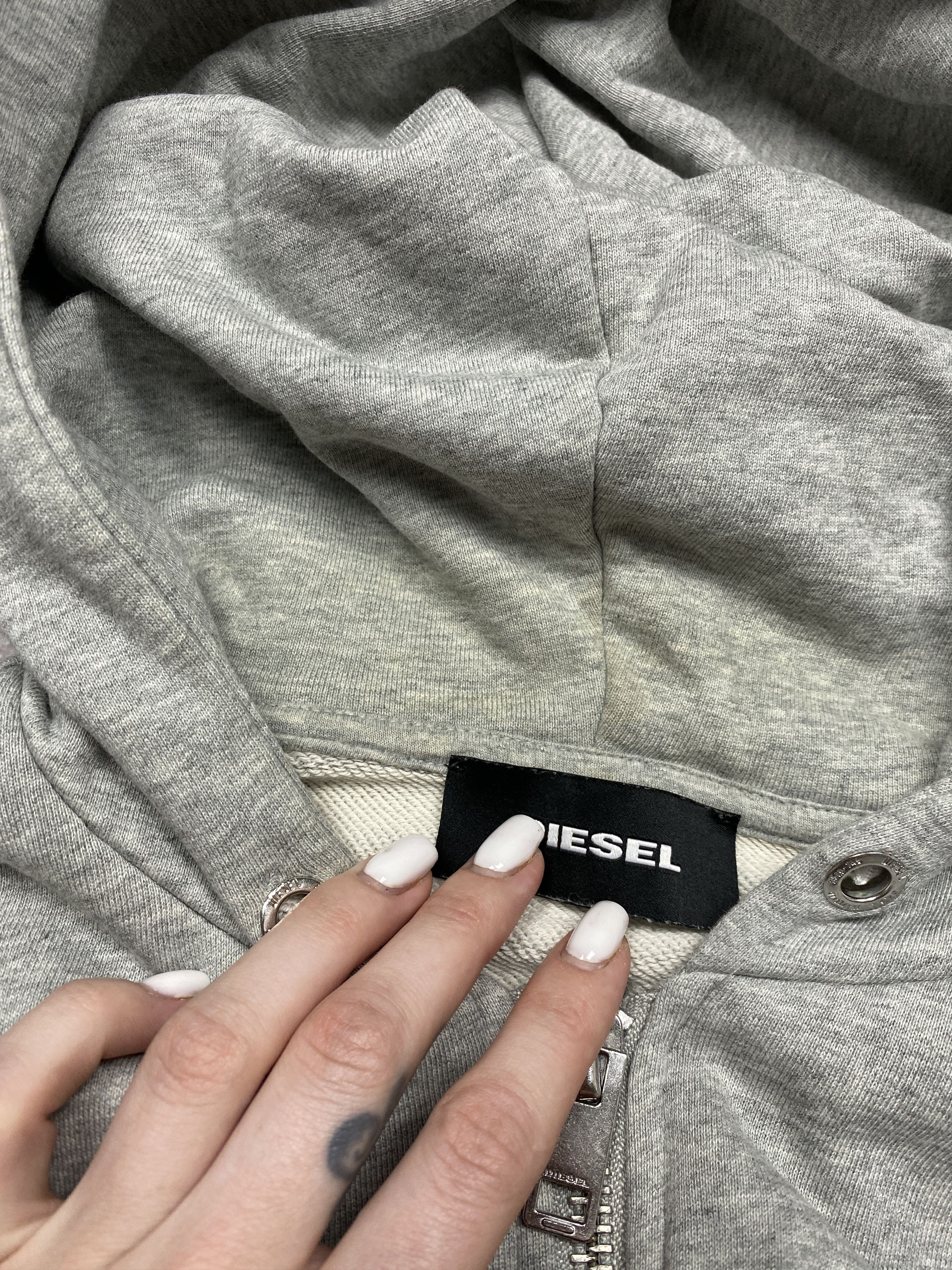 Diesel × Vintage Diesel Vintage Mens Zip Hoodie Size US XL / EU 56 / 4 - 5 Thumbnail