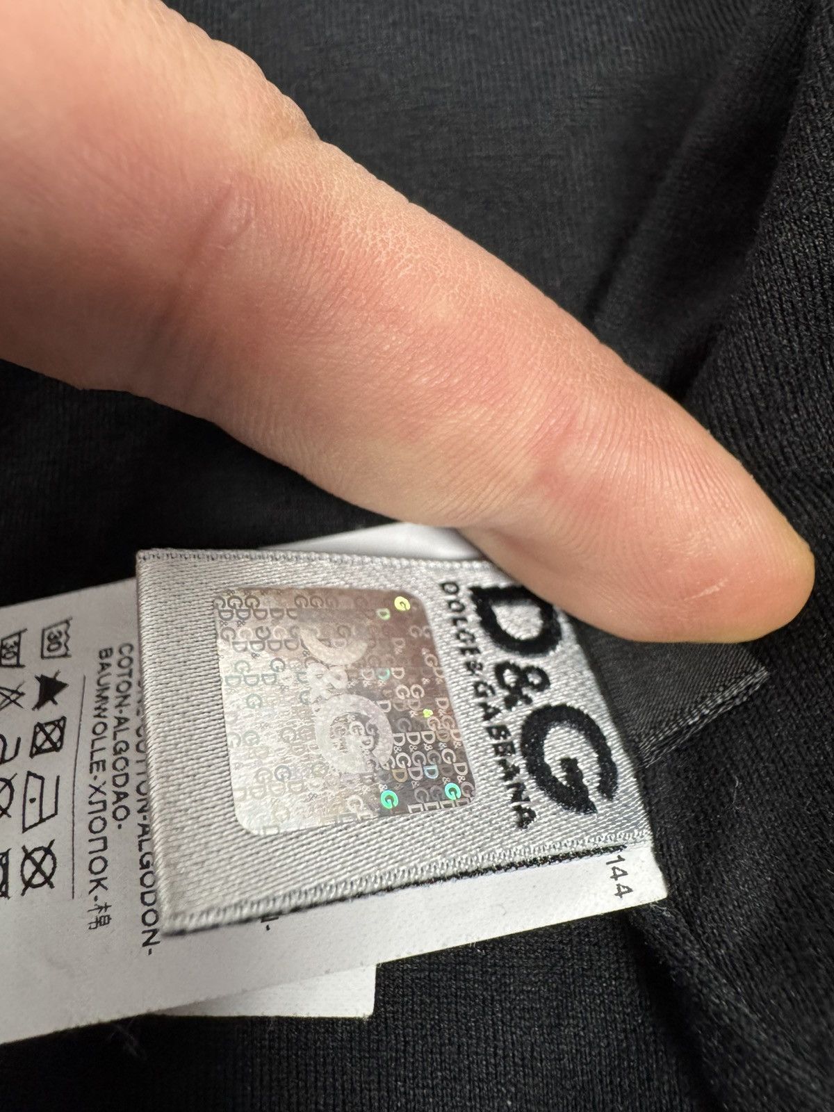 Dolce & Gabbana Dolce Gabana Zip Black Special Player BIg Logo Size M Y2K Size US S / EU 44-46 / 1 - 11 Thumbnail