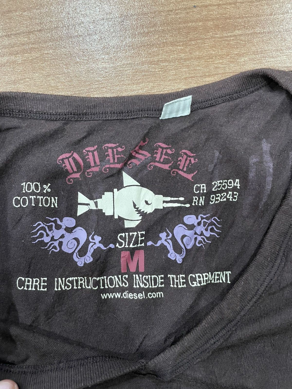 Diesel Diesel V-neck Tshirt Size US M / EU 48-50 / 2 - 4 Thumbnail