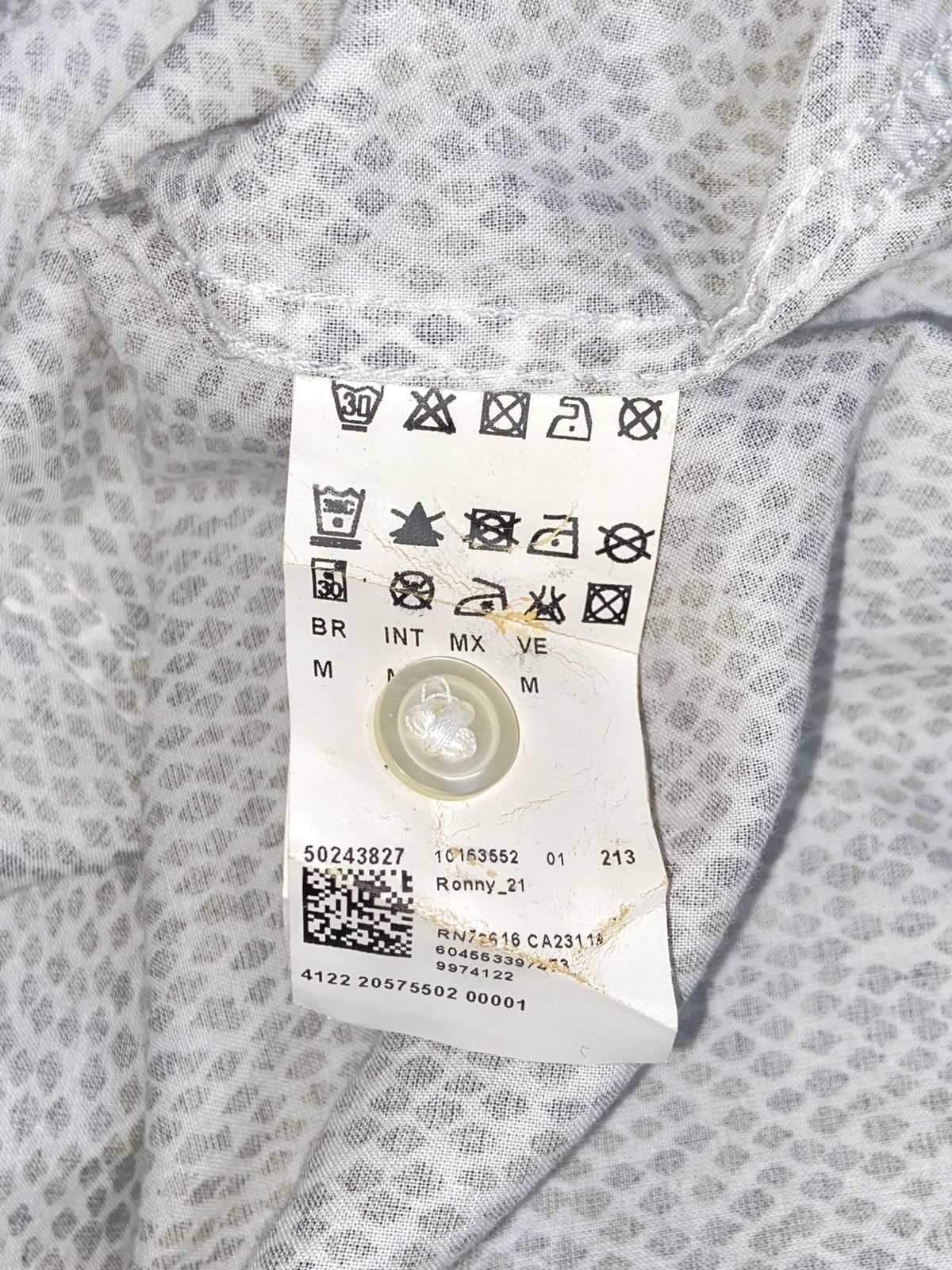 Hugo Boss BOSS HUGO BOSS Motive Shirt Size US M / EU 48-50 / 2 - 14 Thumbnail
