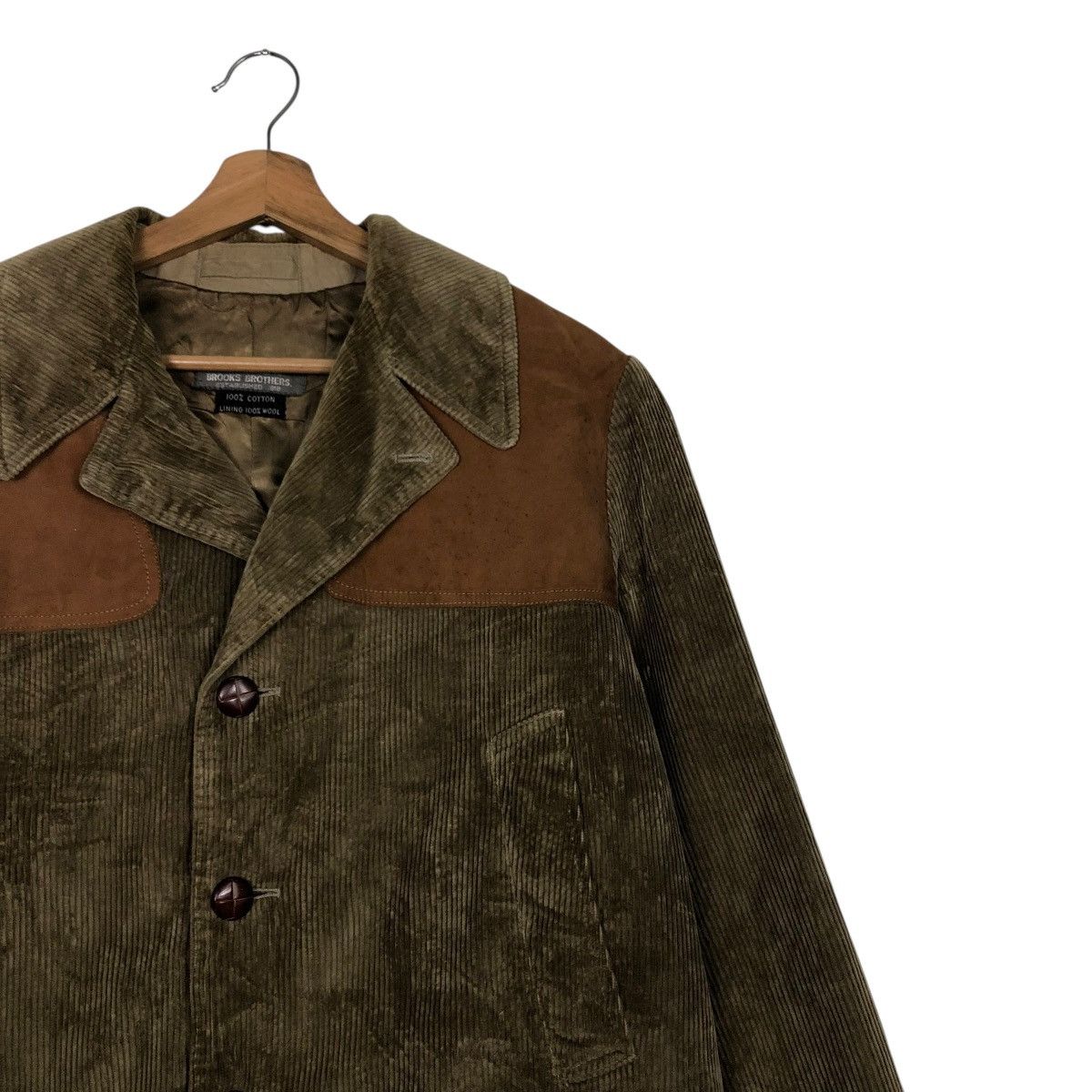 Brooks Brothers 🔥VINTAGE CORDUROY WORK JACKET BROOKS BROTHER MADE IN ENGLAND Size US M / EU 48-50 / 2 - 8 Thumbnail