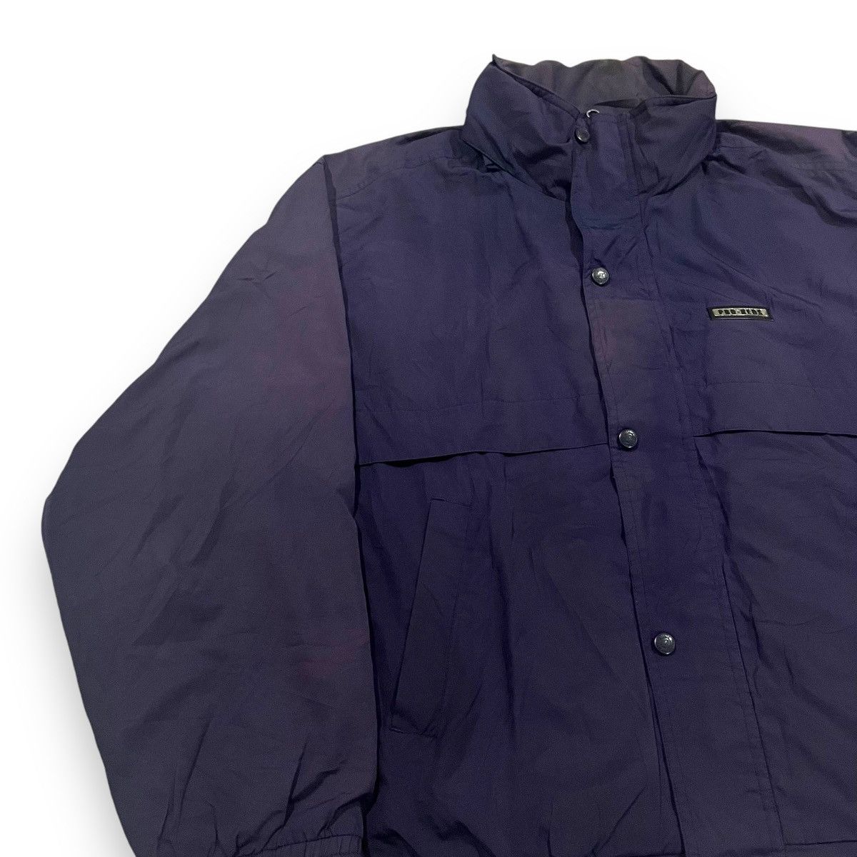 Pro-Keds × Vintage PRO-KEDS Hidden Hoodie Logo Spellout Bomber Jacket Size US L / EU 52-54 / 3 - 2 Thumbnail