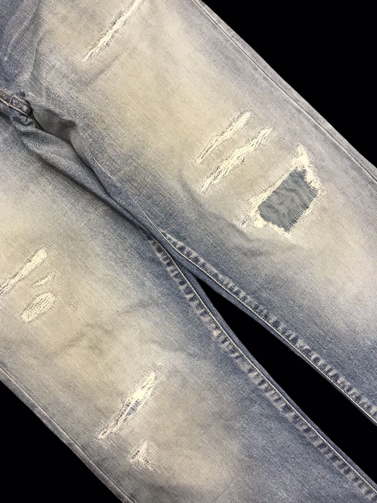Japan Blue 💥ARCHIVAL💥JAPAN BLUE Craftman Palm Distressed Denim F130 Size US 34 / EU 50 - 8 Thumbnail