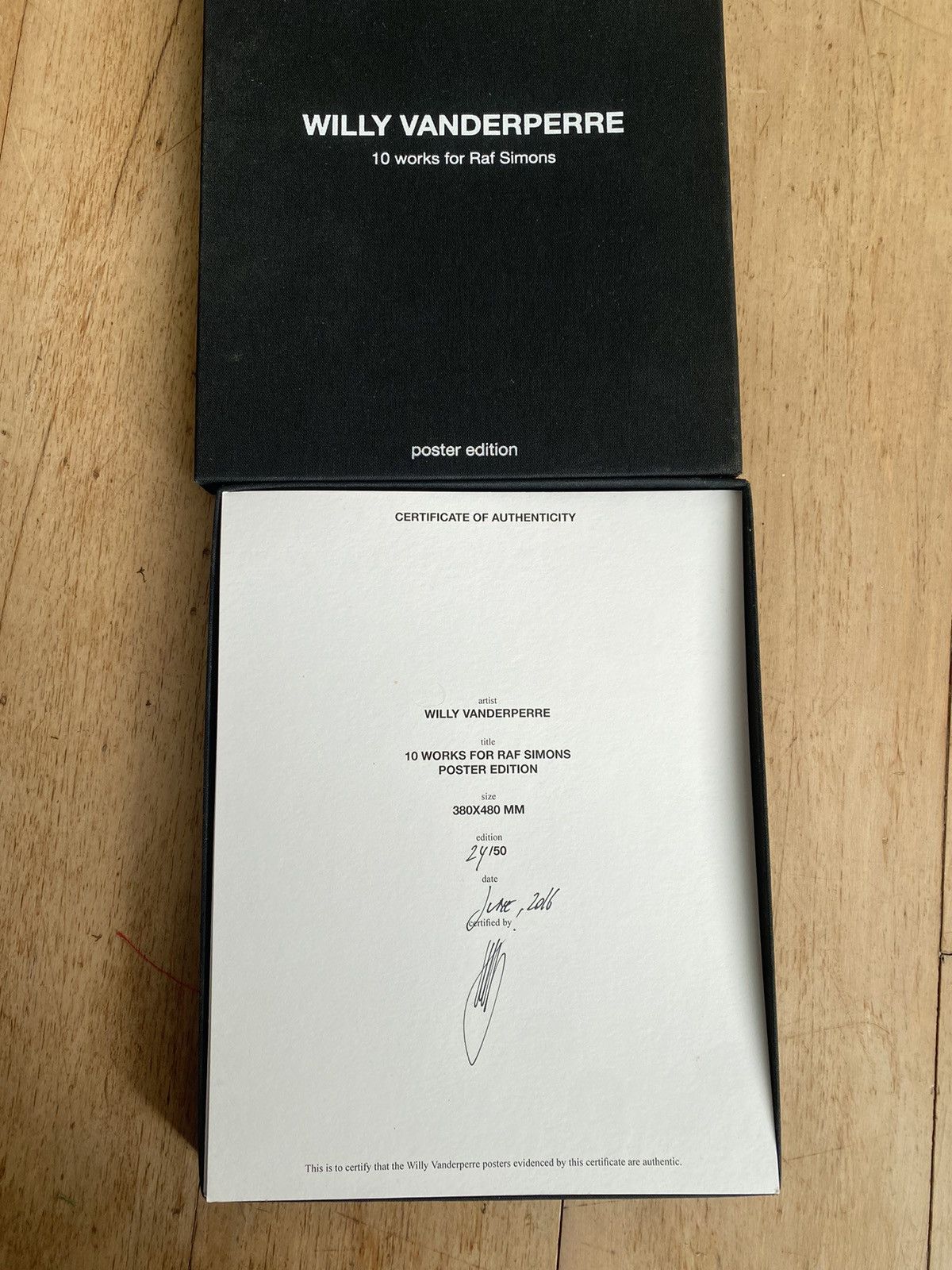 Raf Simons Raf Simons x Willy Vanderperre 10 works for Raf Simons Size ONE SIZE - 2 Thumbnail