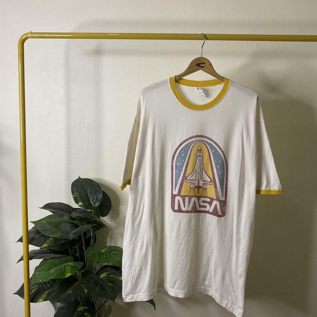 NASA Vintage Y2K Nasa Ringer Tee 2XL Size Size US XXL / EU 58 / 5 - 1 Thumbnail