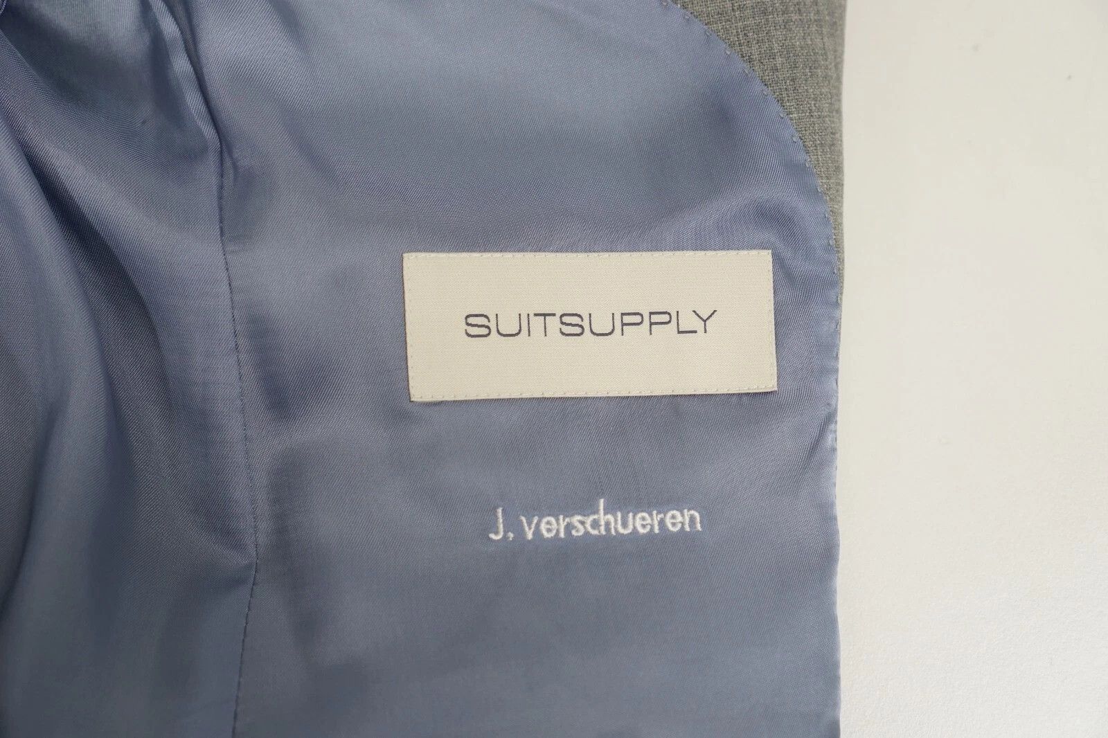 Suitsupply Men Suitsupply Blazer La Spalla Lanificio Wool Grey UK/US36S Size 36S - 5 Thumbnail