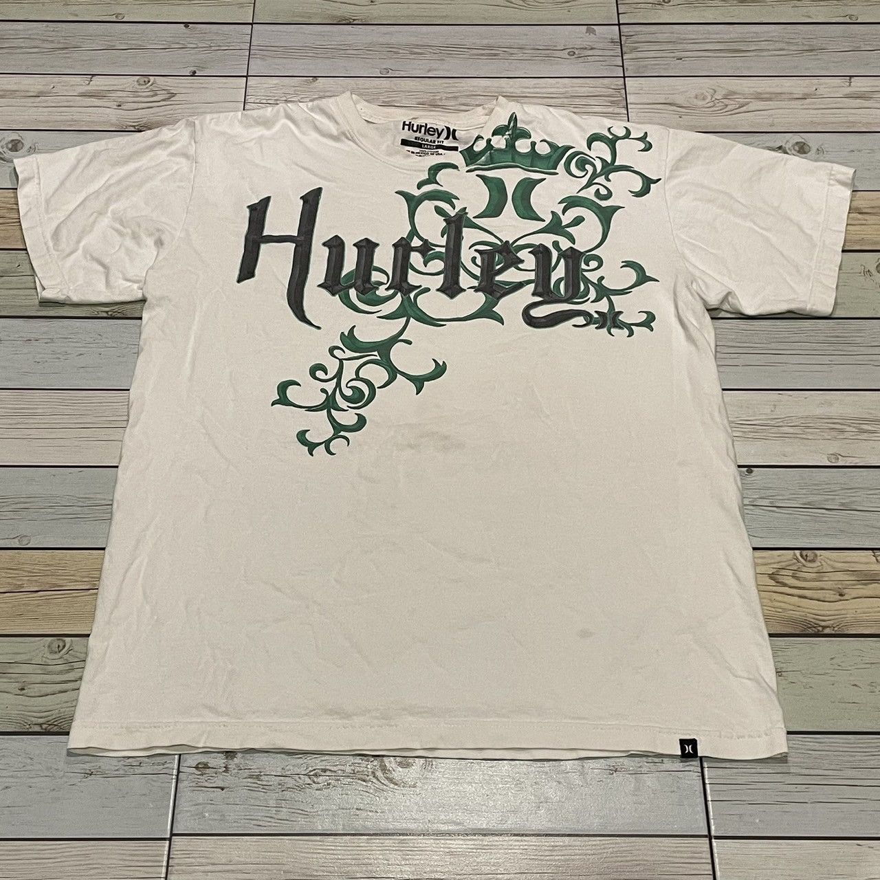 Affliction × Hurley × Tapout Rare Hurley Wings Cross Tee Y2K Affliction Style Size US L / EU 52-54 / 3 - 1 Thumbnail