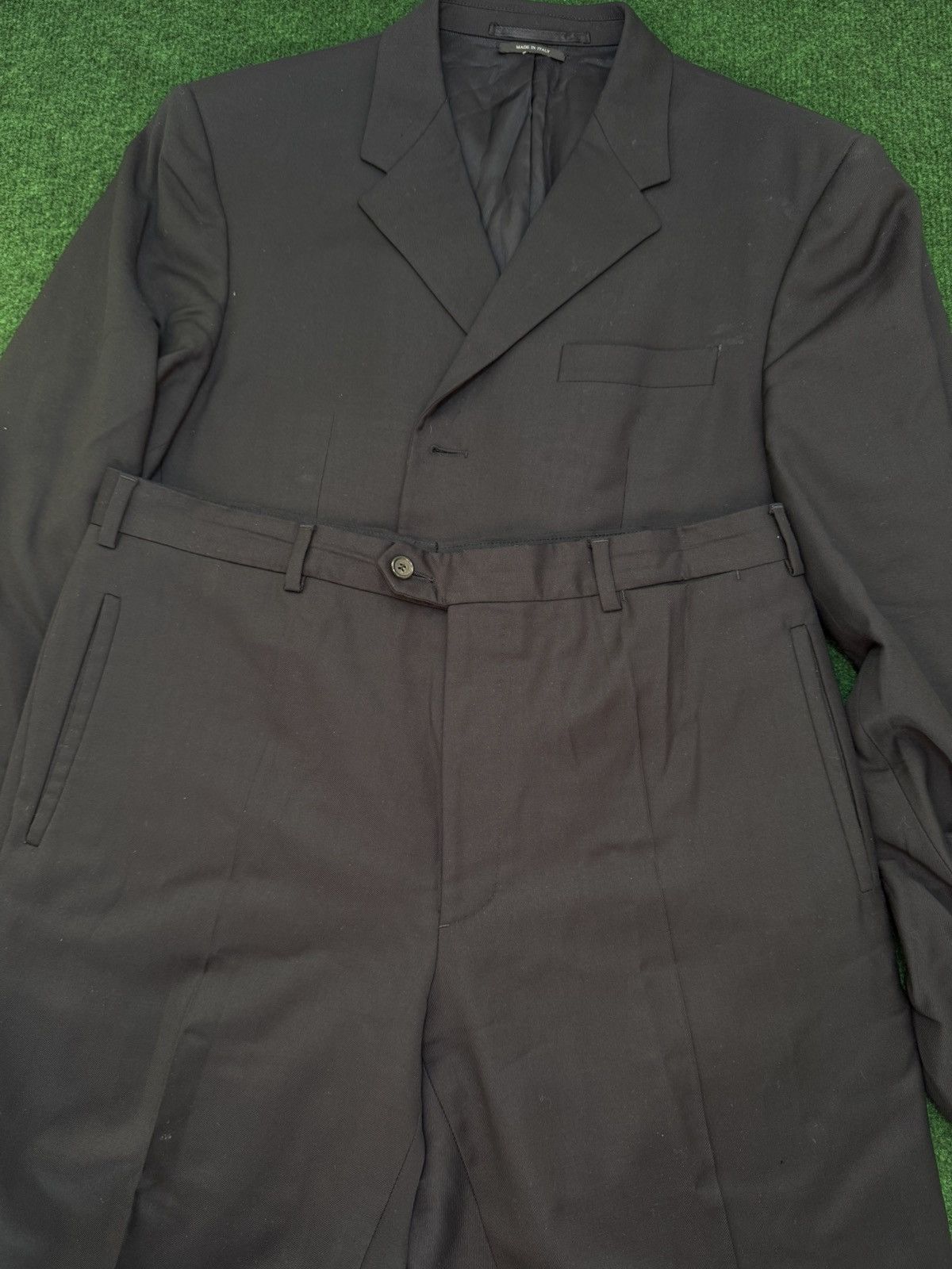 Prada PRADA Suit Jacket Coat Blazer Pants Trousers Wool Size 50R - 7 Thumbnail