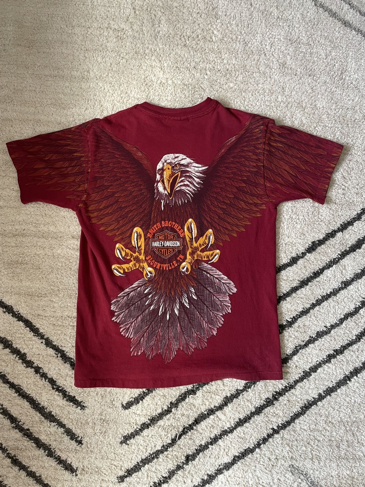 Harley Davidson Vintage Eagel AOP Tee Size US M / EU 48-50 / 2 - 5 Thumbnail
