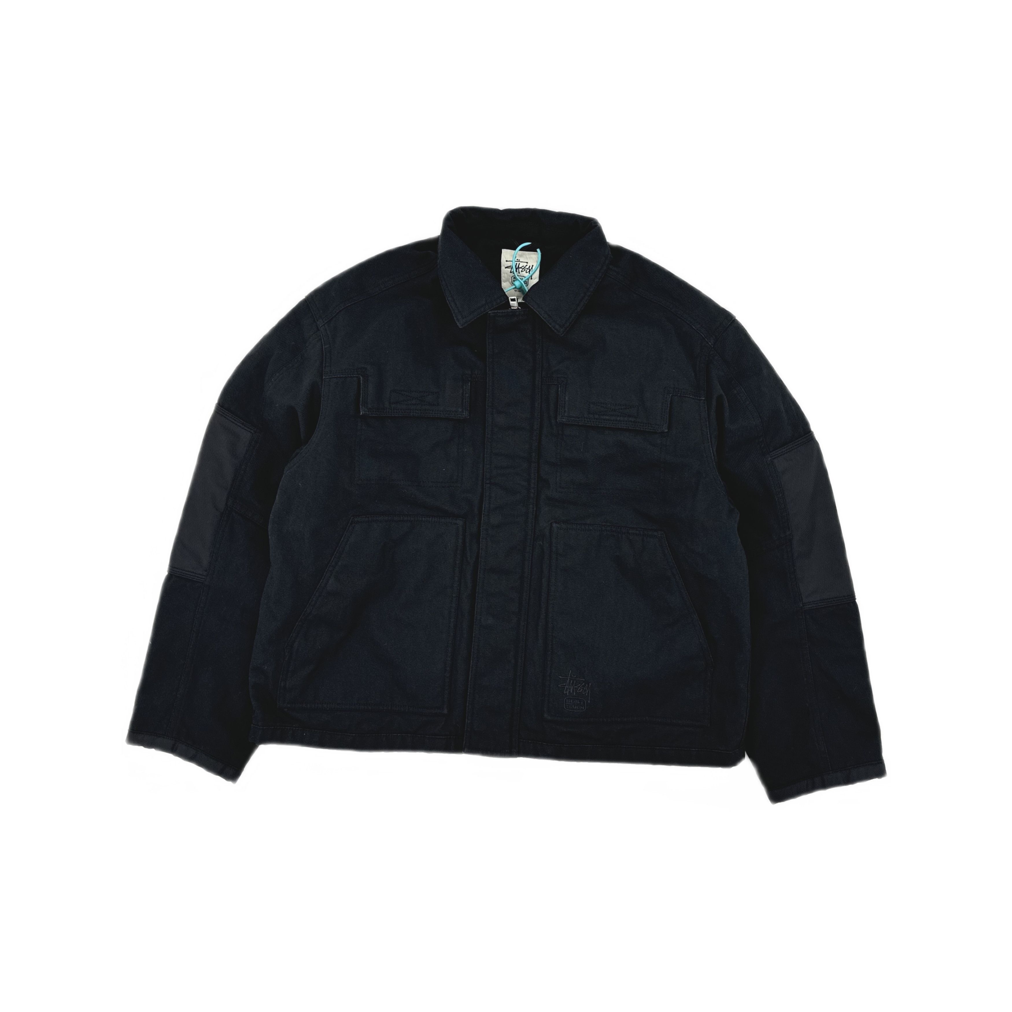 Mastermind Japan × Stussy Stussy x Mastermind Varsity Jacket Black