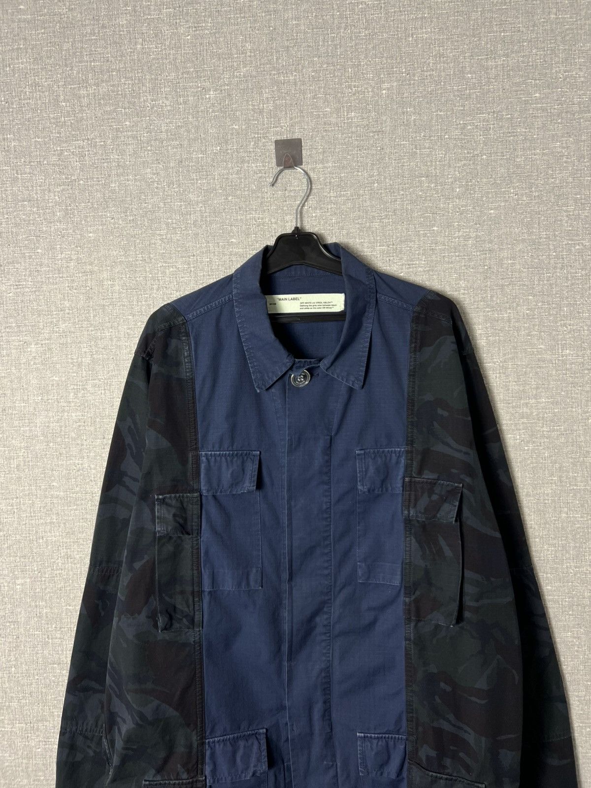 Off-White Off White Camo Sleeve Field Jacket Arrows Print Virgil Abloh Size US XL / EU 56 / 4 - 12 Thumbnail