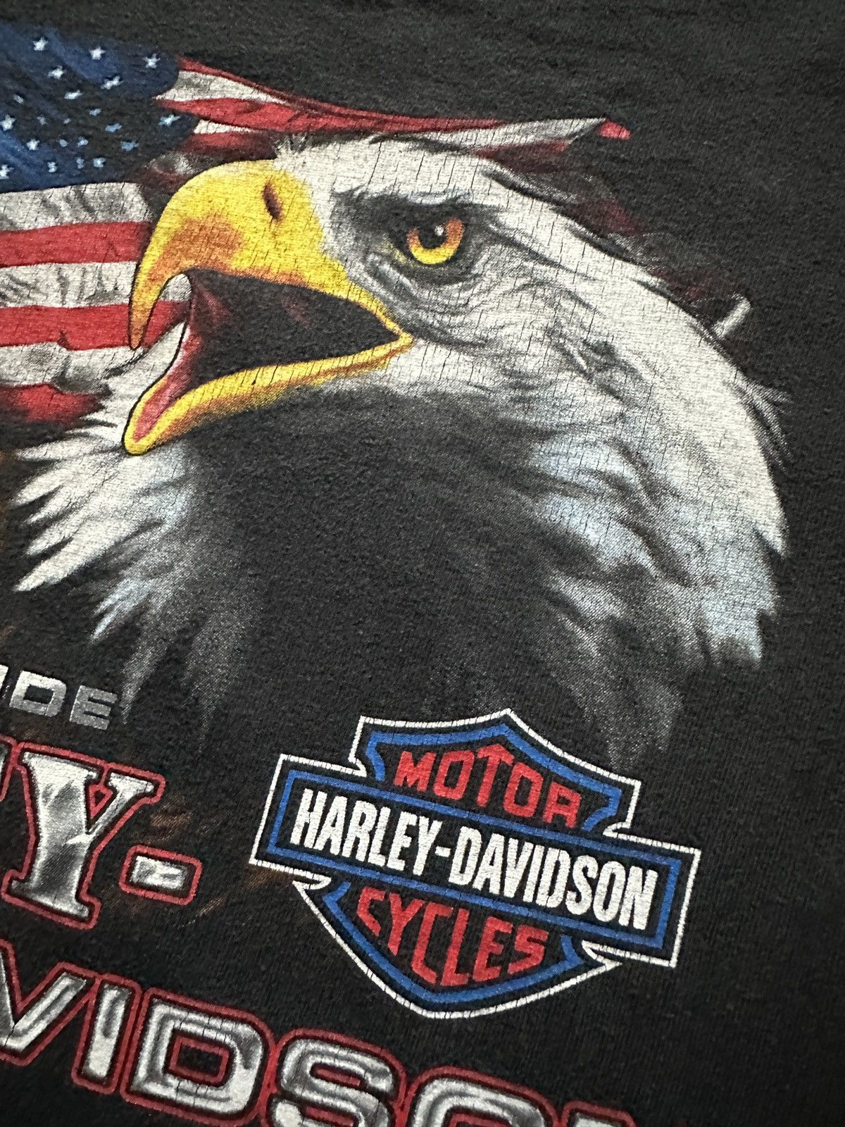Harley Davidson Vintage Y2K Harley Davidson Tecumseh Eagle Graphic Tee Size US L / EU 52-54 / 3 - 6 Thumbnail