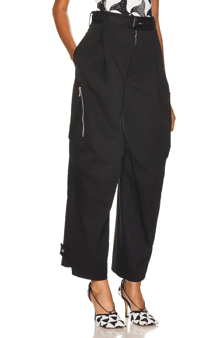 Bottega Veneta o1loc1c0824 679546 Trousers in in Black Size 25" / US 0 / IT 36 - 3 Thumbnail
