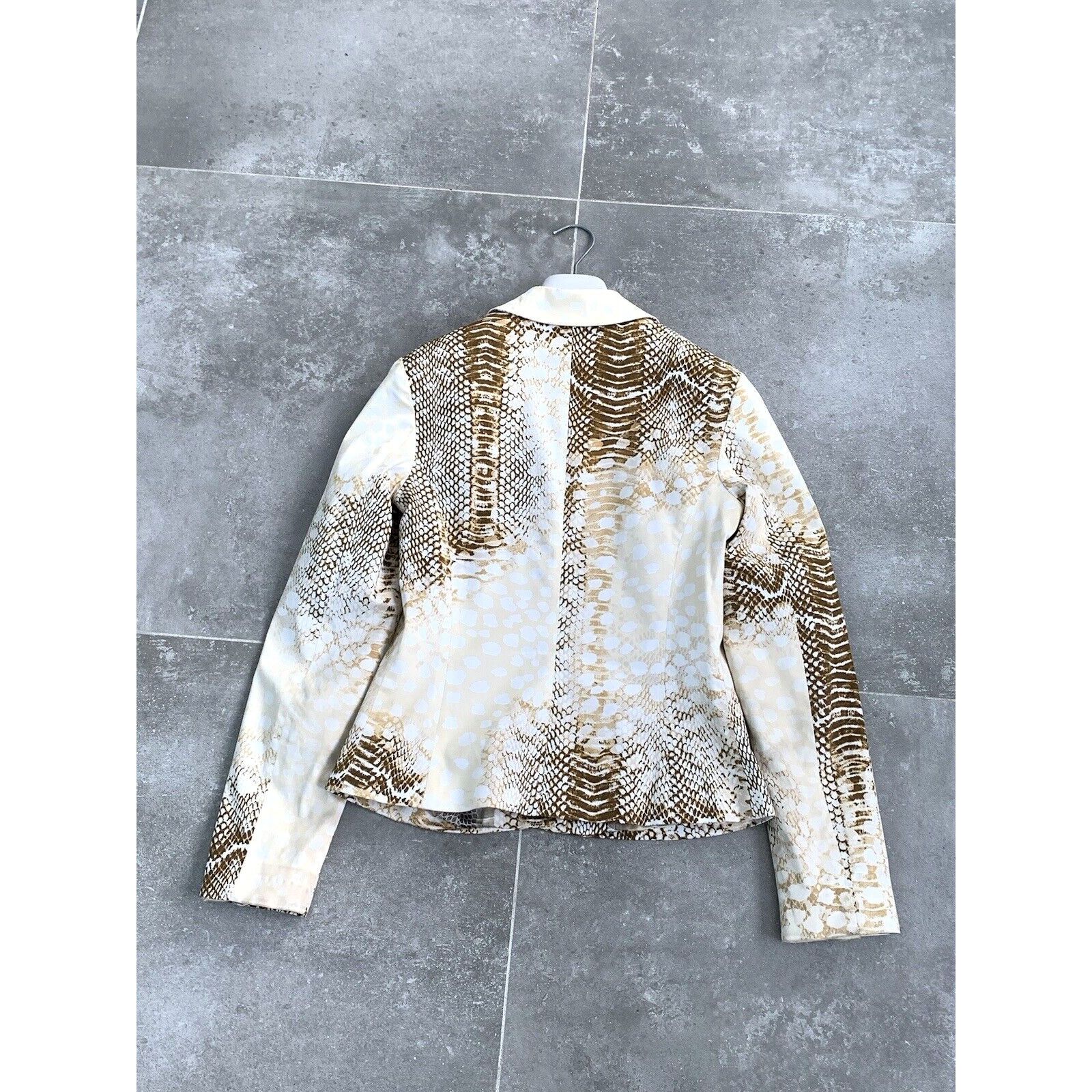 Roberto Cavalli × Vintage Women's ROBERTO CAVALLI Lizard Blazer Jacket SZ S-M EU 36-38 Size M / US 6-8 / IT 42-44 - 2 Thumbnail