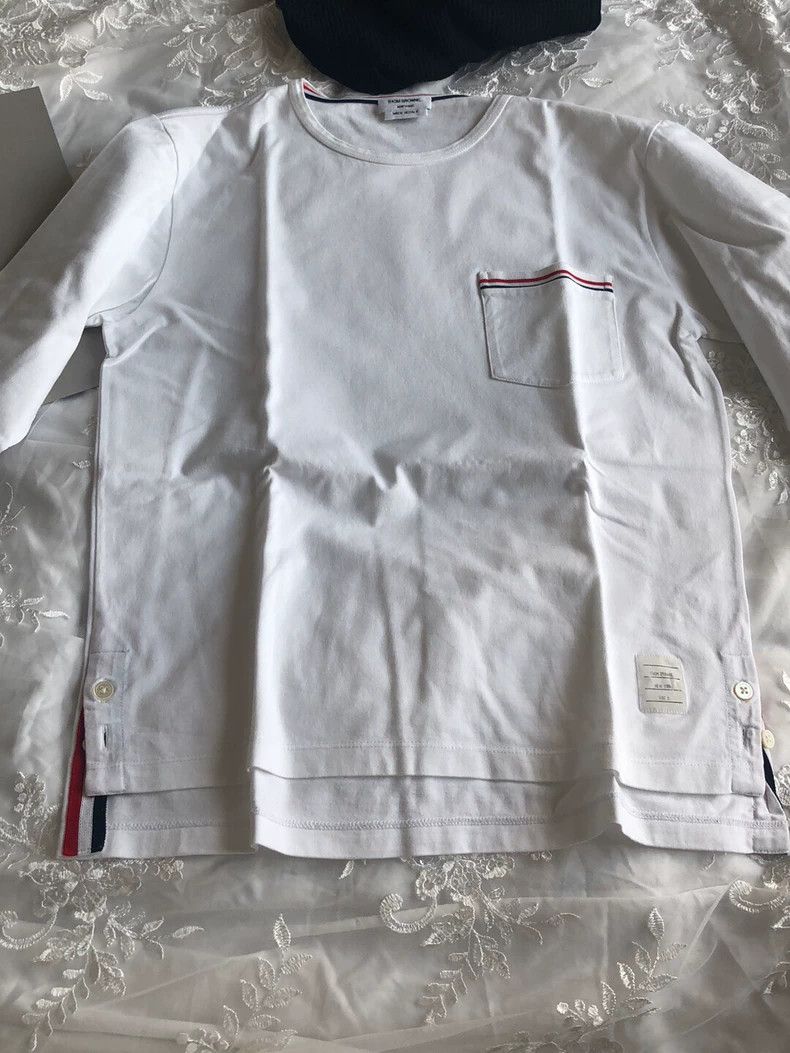 Thom Browne Thom Browne size0 Striped long-sleeved T-shirt Size US XS / EU 42 / 0 - 2 Thumbnail