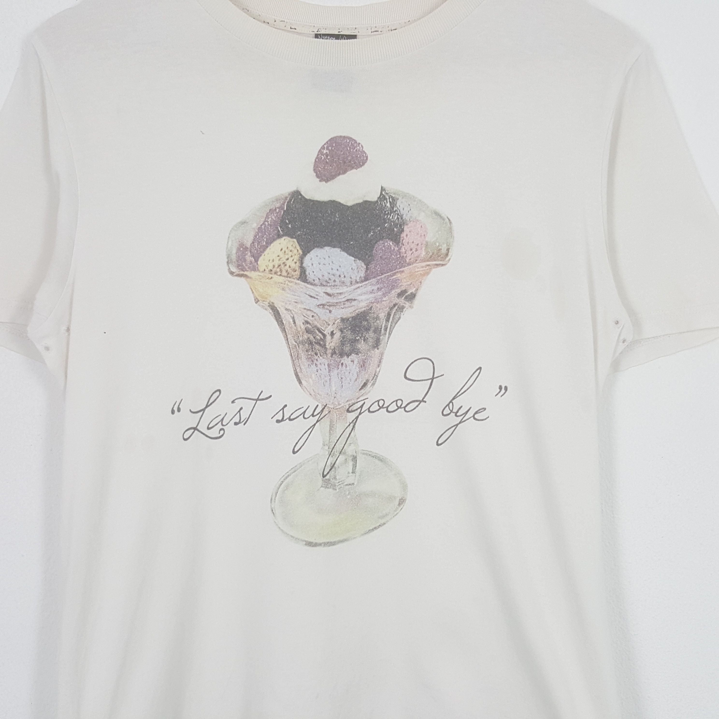 Number (N)ine × Takahiromiyashita The Soloist. × Vintage Vintage Number (N)ine Japanese Brand Ice Cream Art Tshirt Size US M / EU 48-50 / 2 - 2 Thumbnail