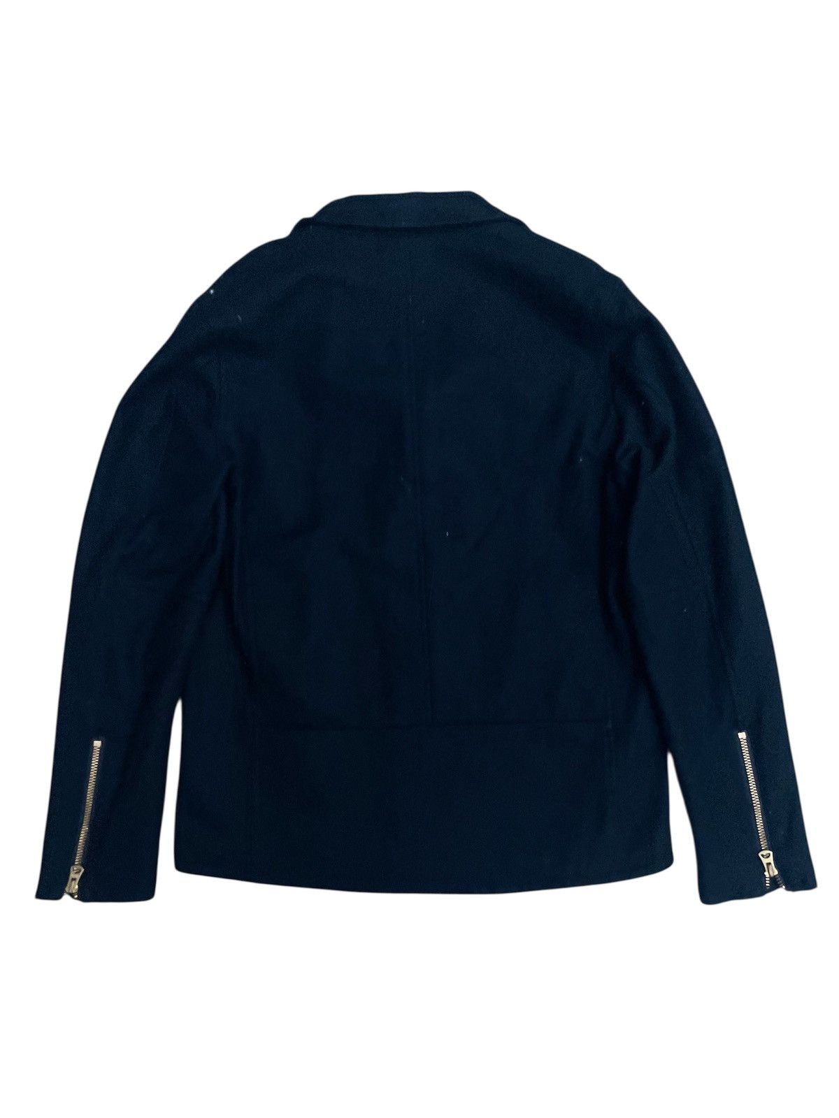 Japanese Brand Saltwater Cowboy Dark Navy Zip Jacket Size US M / EU 48-50 / 2 - 2 Thumbnail