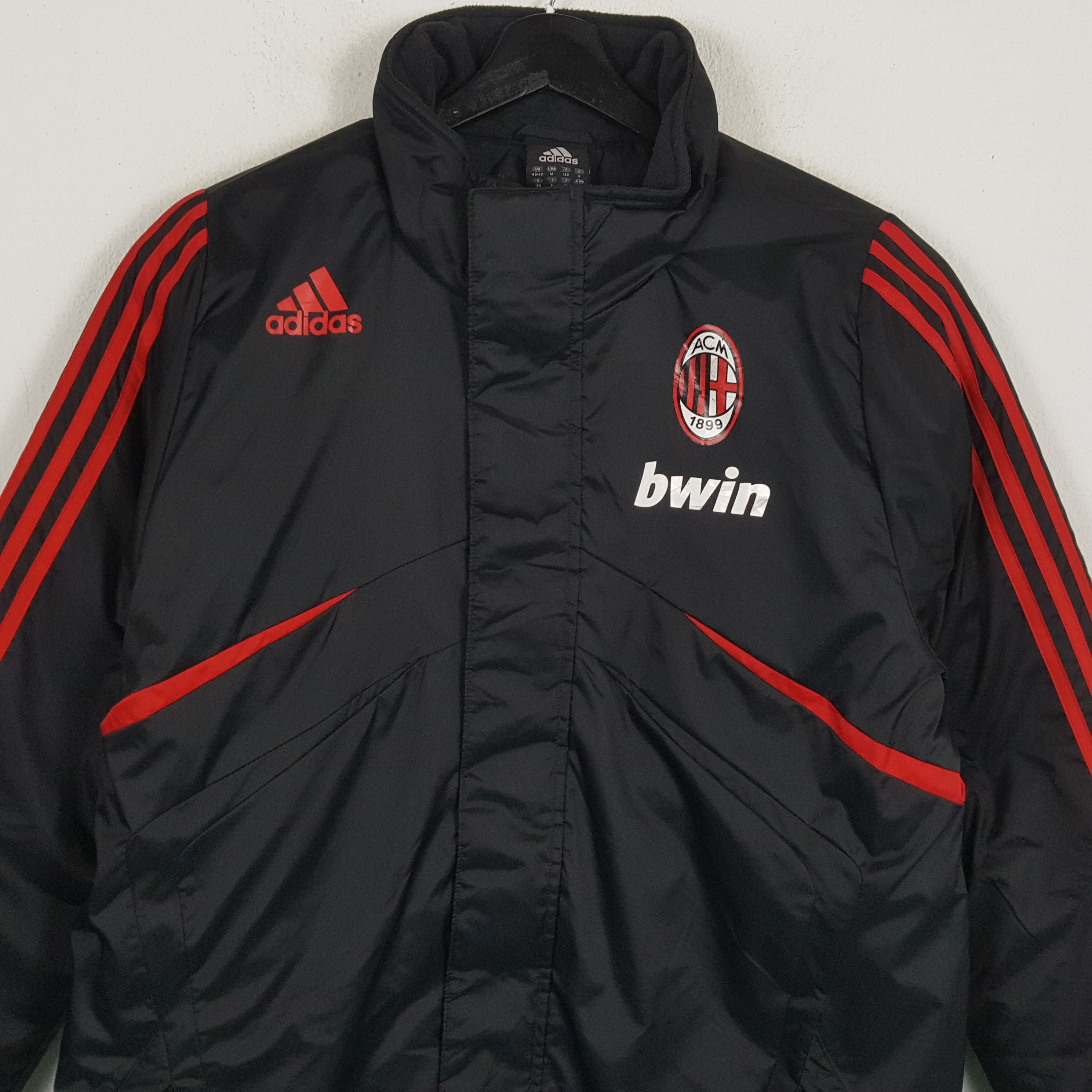 Adidas × Vintage ADIDAS AC MILAN Sportswear Winter Season Jacket Size US XL / EU 56 / 4 - 2 Thumbnail