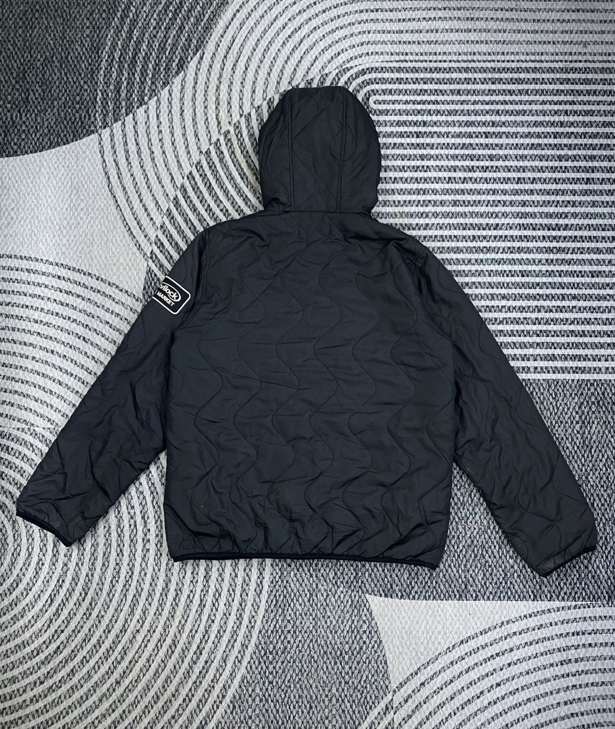Devilock Vintage Devilock Black Market Patches Quilted Hooded Jacket Size US M / EU 48-50 / 2 - 2 Thumbnail