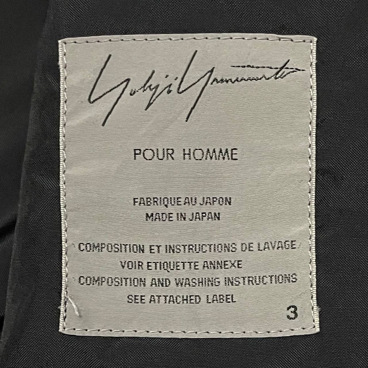 Yohji Yamamoto AW02 YYPH Yohji Yamamoto Pour Homme Wool Overcoat Size US L / EU 52-54 / 3 - 11 Thumbnail