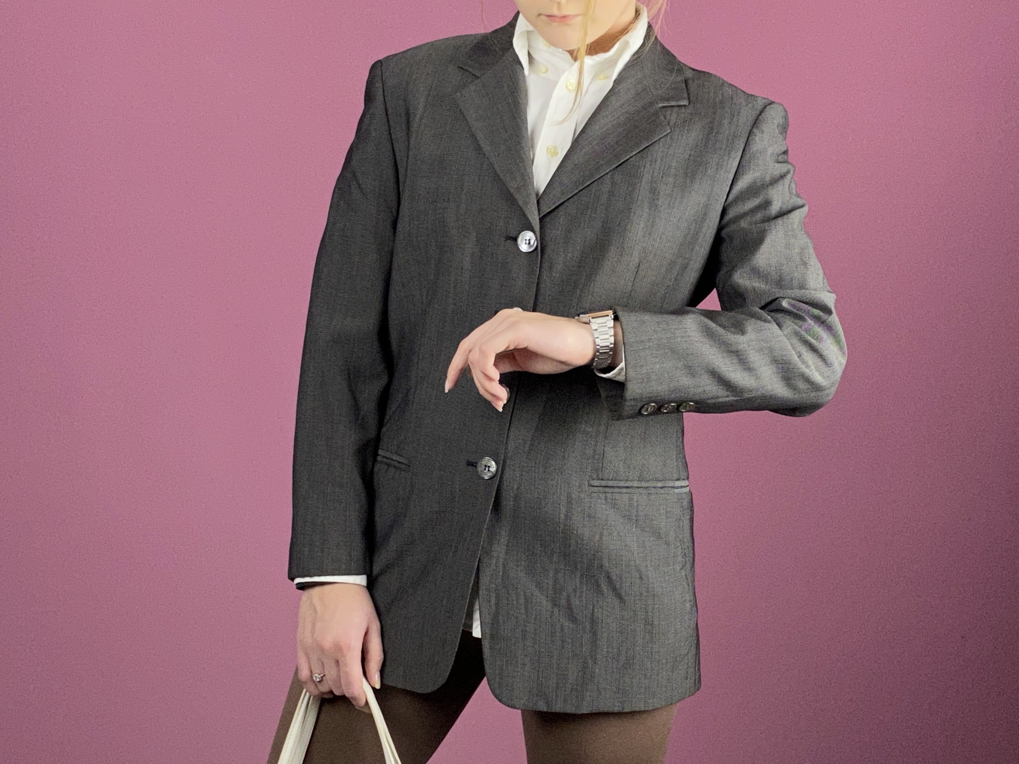 Designer × Max Mara Max Mara Vintage Women's Blazer Jacket - US 8 / M Size M / US 6-8 / IT 42-44 - 5 Thumbnail