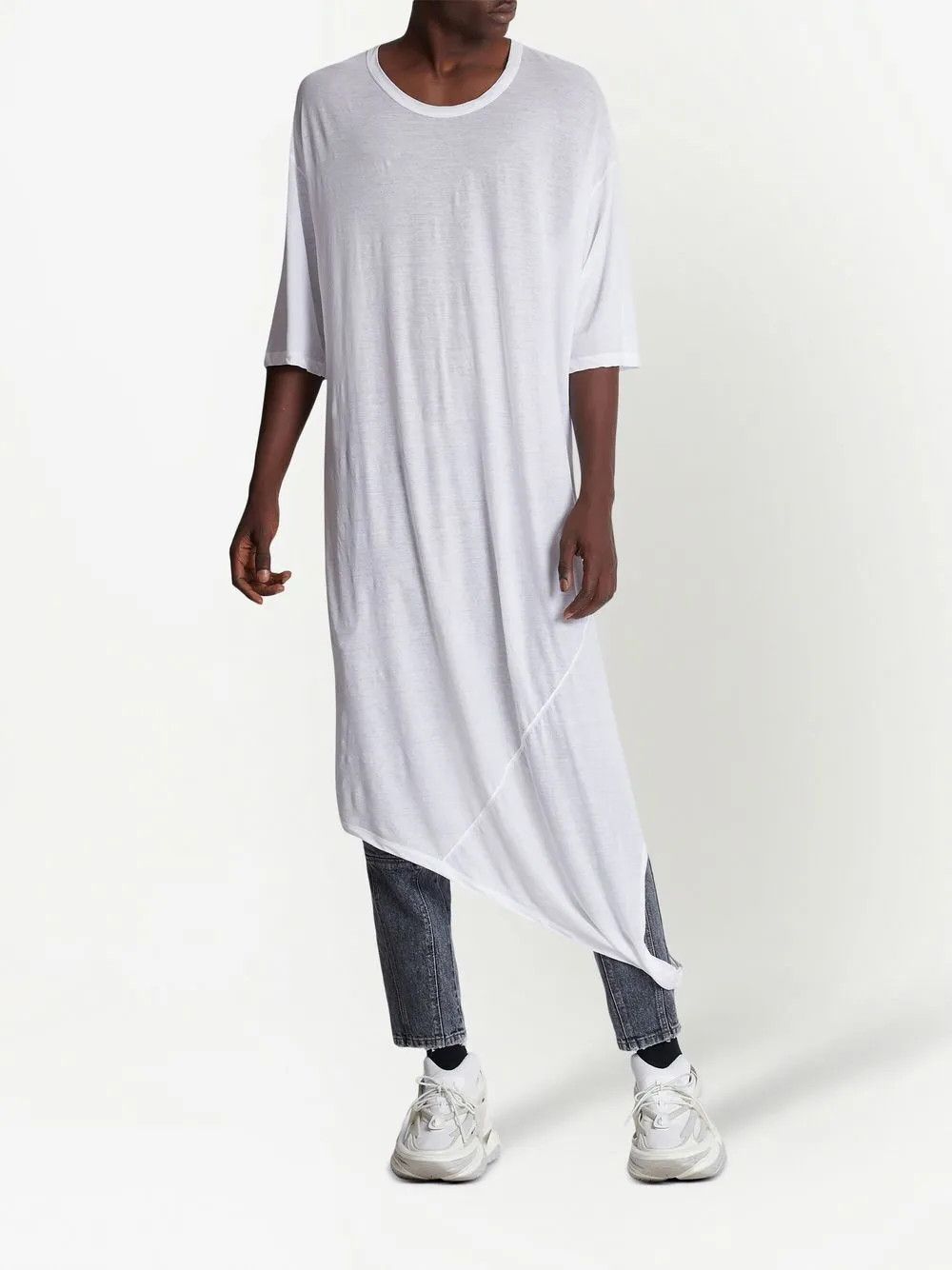 Balmain o1y0426 Crewneck T-Shirt in White Size US XS / EU 42 / 0 - 5 Thumbnail