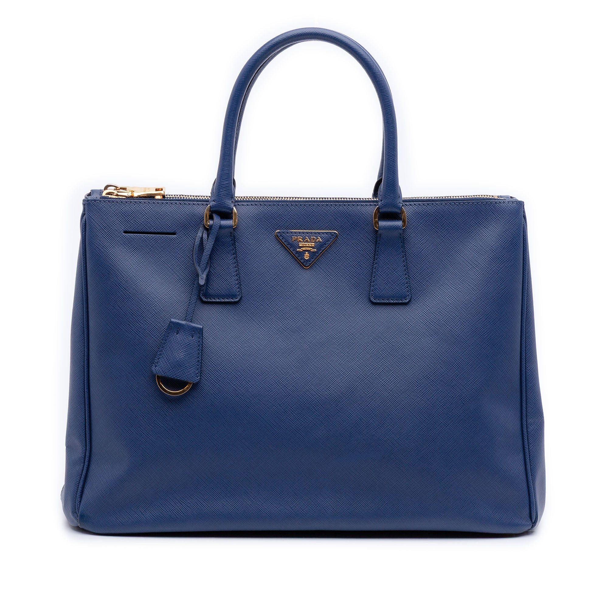 Prada Large Saffiano Lux Galleria Double Zip Satchel Size ONE SIZE - 1 Thumbnail