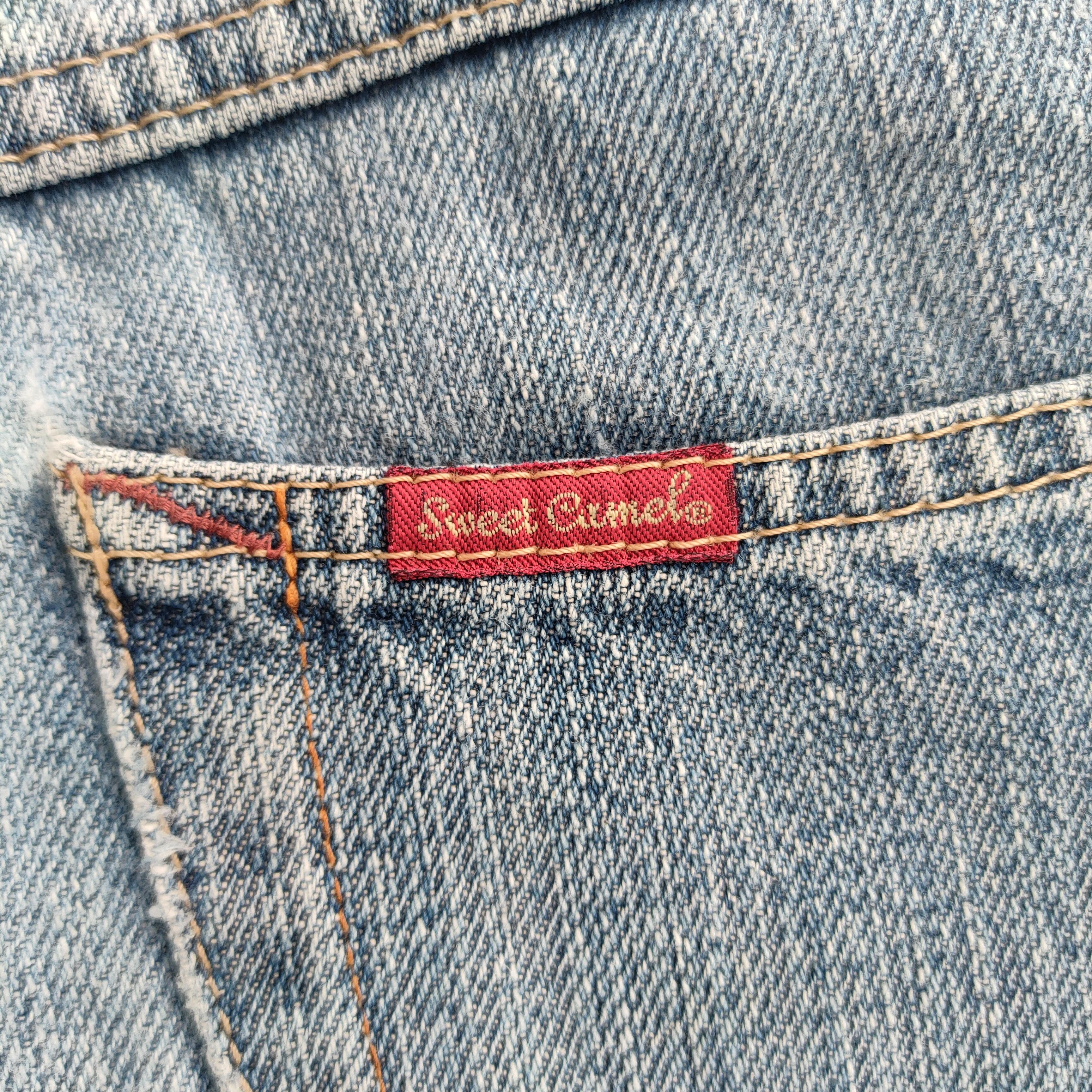 Japanese Brand × Jean × Vintage VINTAGE SWEET CAMEL WOMAN FLARE FADED JEANS DENIM PANTS Size US 29 - 11 Thumbnail