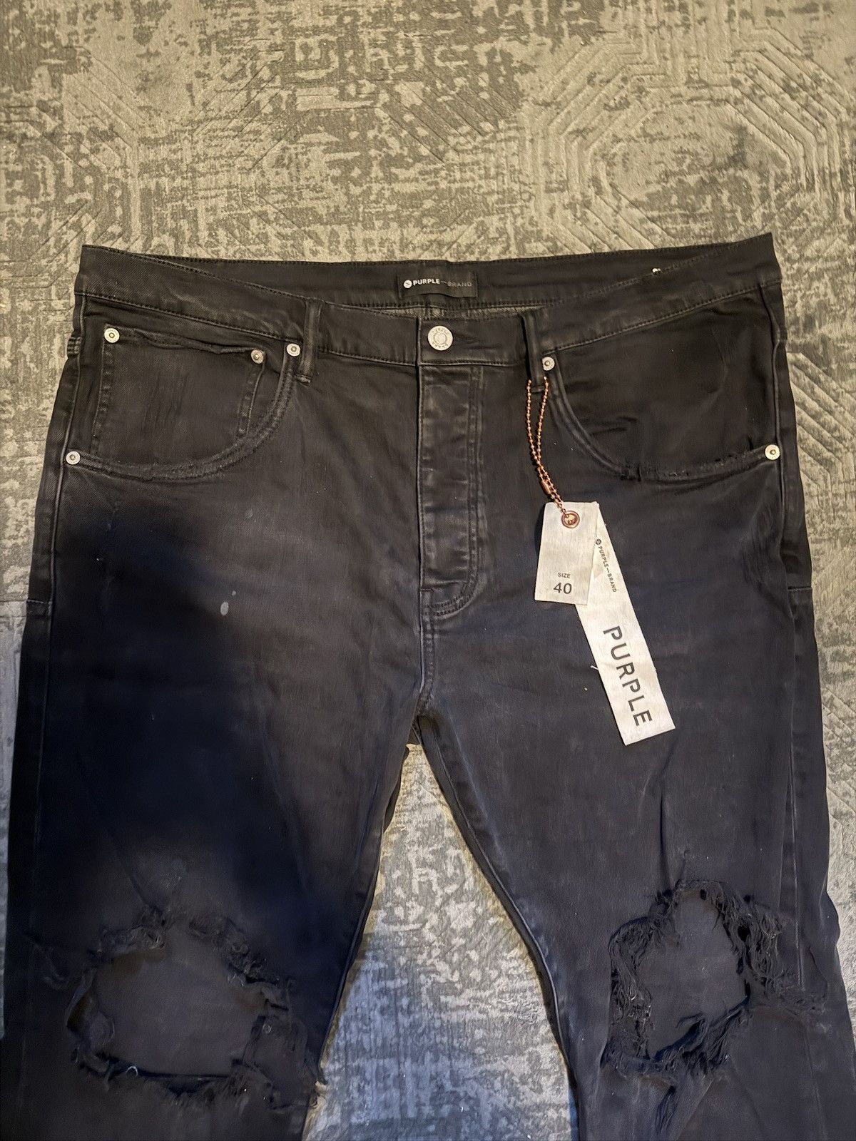 Purple Brand Purple jeans black skinny Size US 40 / EU 56 - 2 Thumbnail