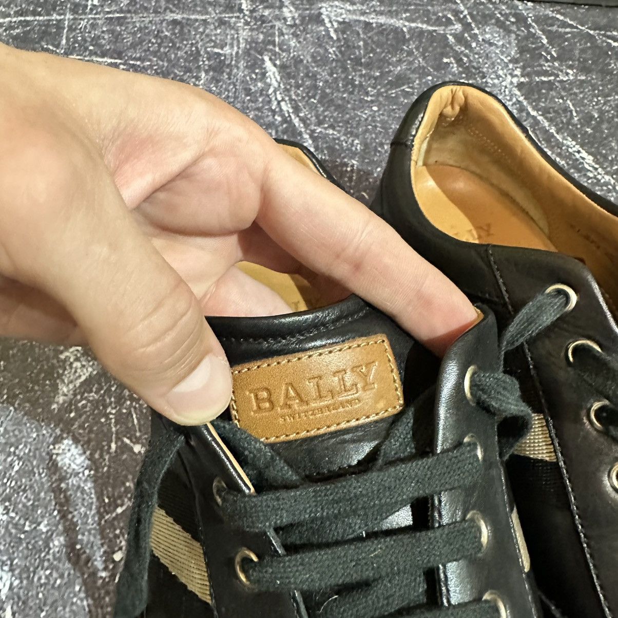 Bally Bally Oriano - men’s leather Sneakers size 10us 9e eu Size US 10 / EU 43 - 11 Thumbnail