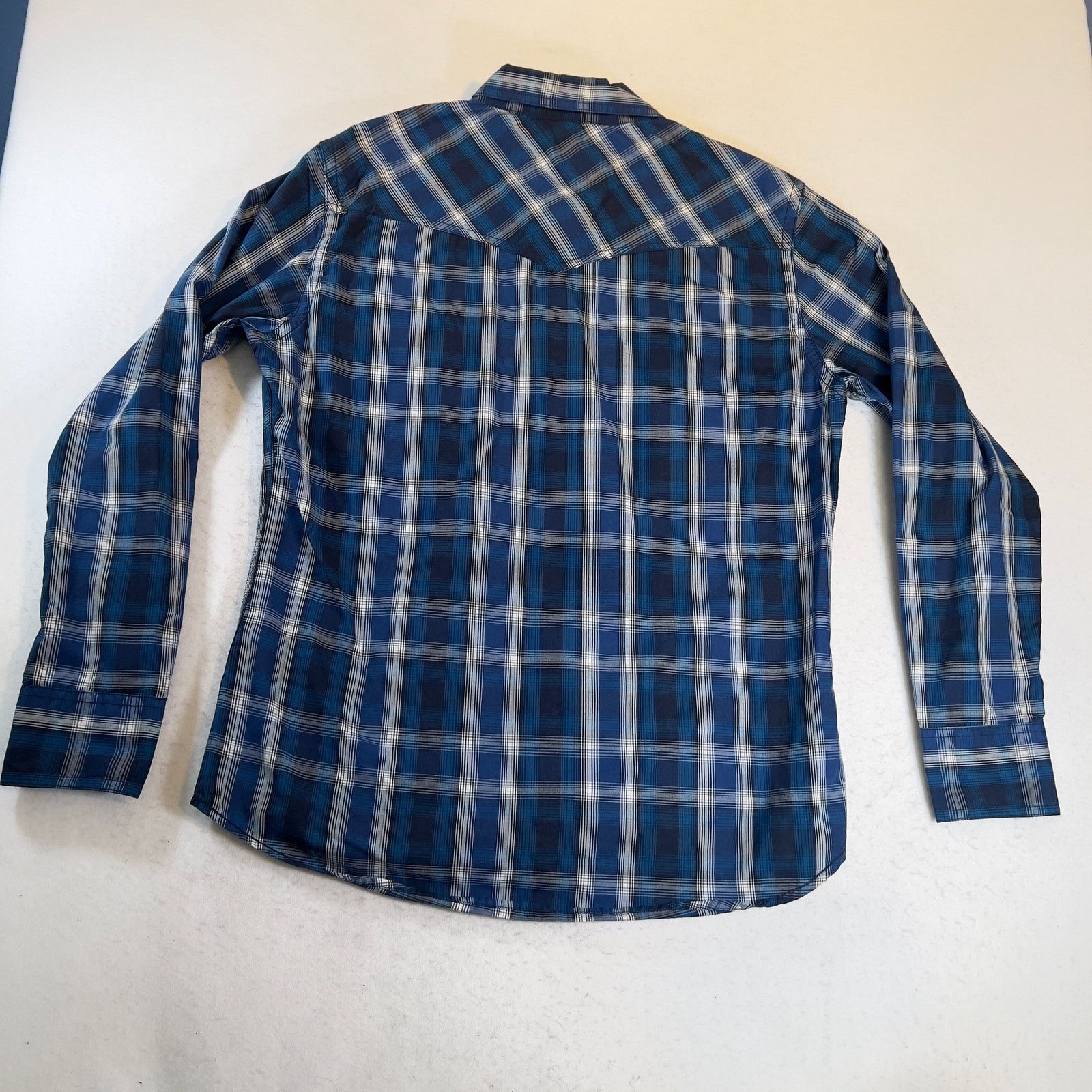 Urban Pipeline Urban Pipeline Button Shirt Men Large Blue White Grey Plaid Size US L / EU 52-54 / 3 - 4 Thumbnail