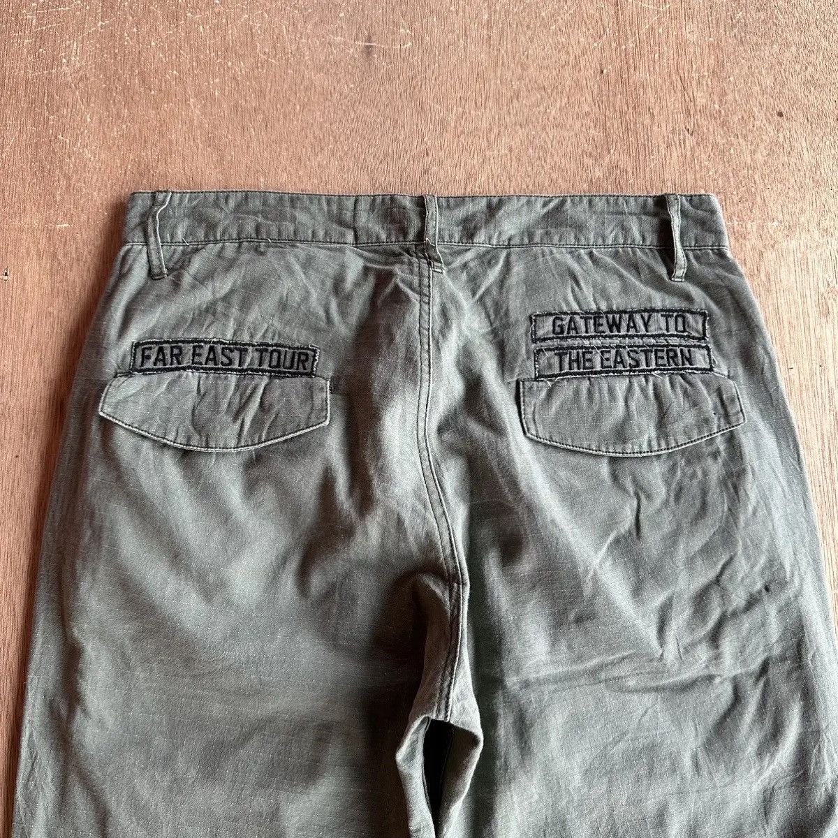 Jungles W32 L31🔥VINTAGE TOUGH MILITARY TROUSERS RIPSTOP POPLIN PANT Size US 32 / EU 48 - 12 Thumbnail
