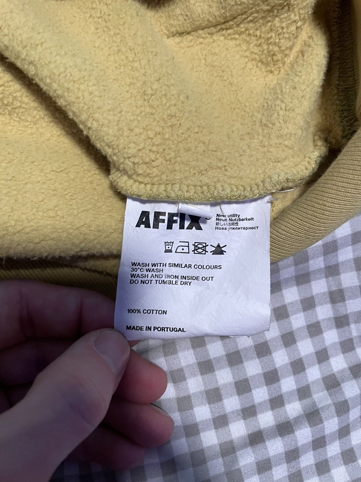 AFFXWRKS Affix Works sulfur yellow hoodie Size US M / EU 48-50 / 2 - 6 Thumbnail