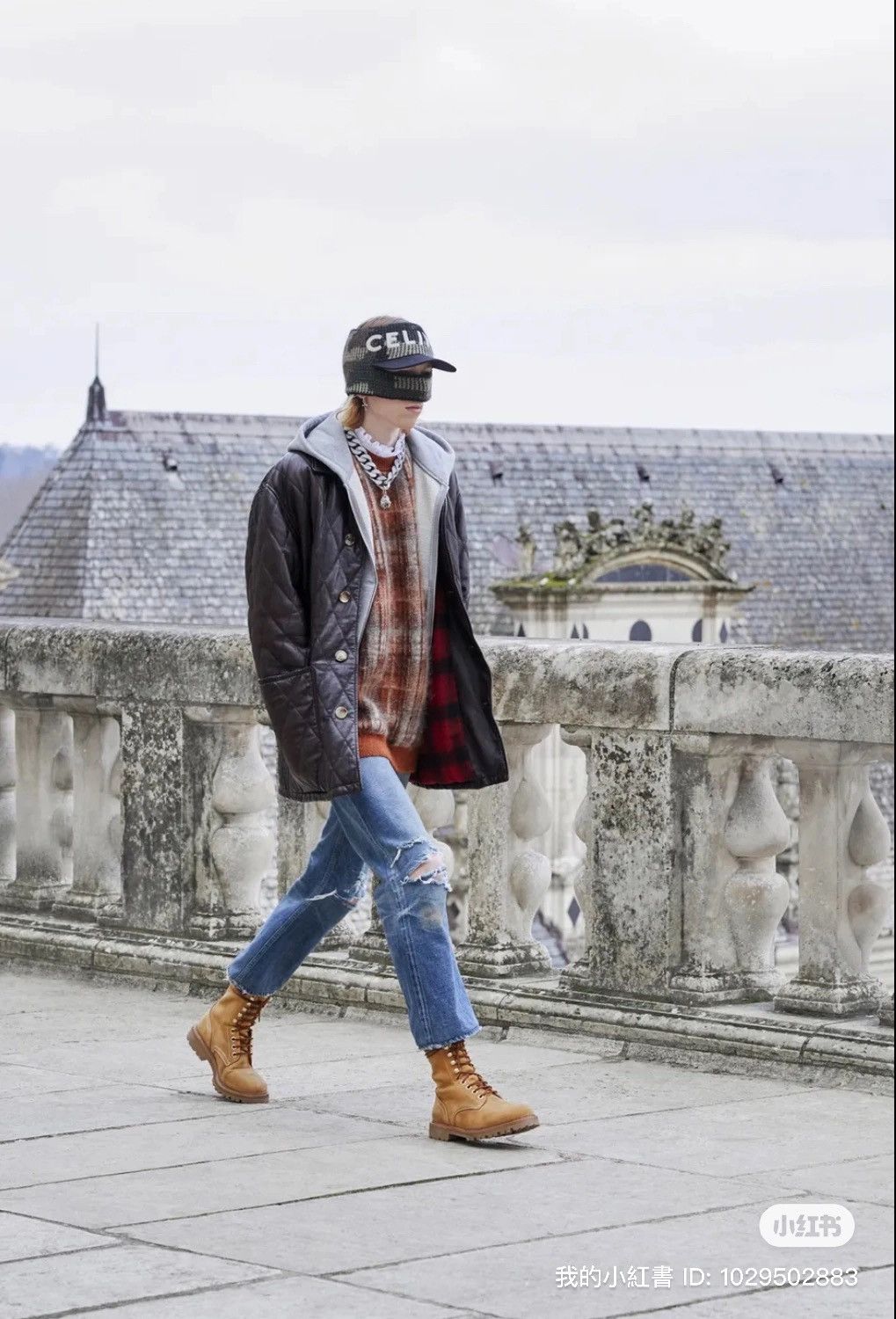 Celine × Hedi Slimane Celine FW21 Teen Knight Poem Runway