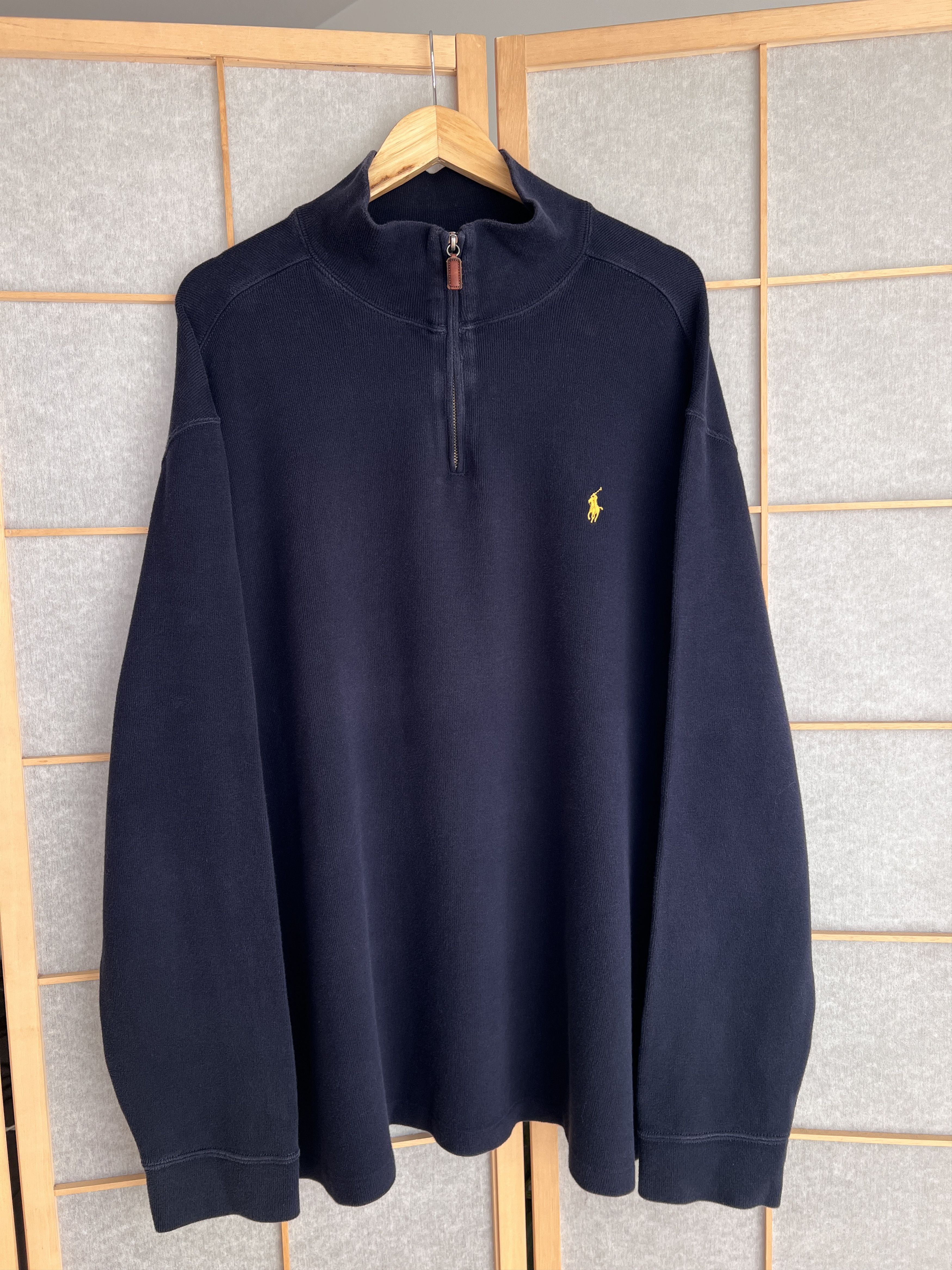Polo Ralph Lauren PRL half zip sweatshirt old money vintage sweater 2000s rare Size US XXL / EU 58 / 5 - 2 Thumbnail
