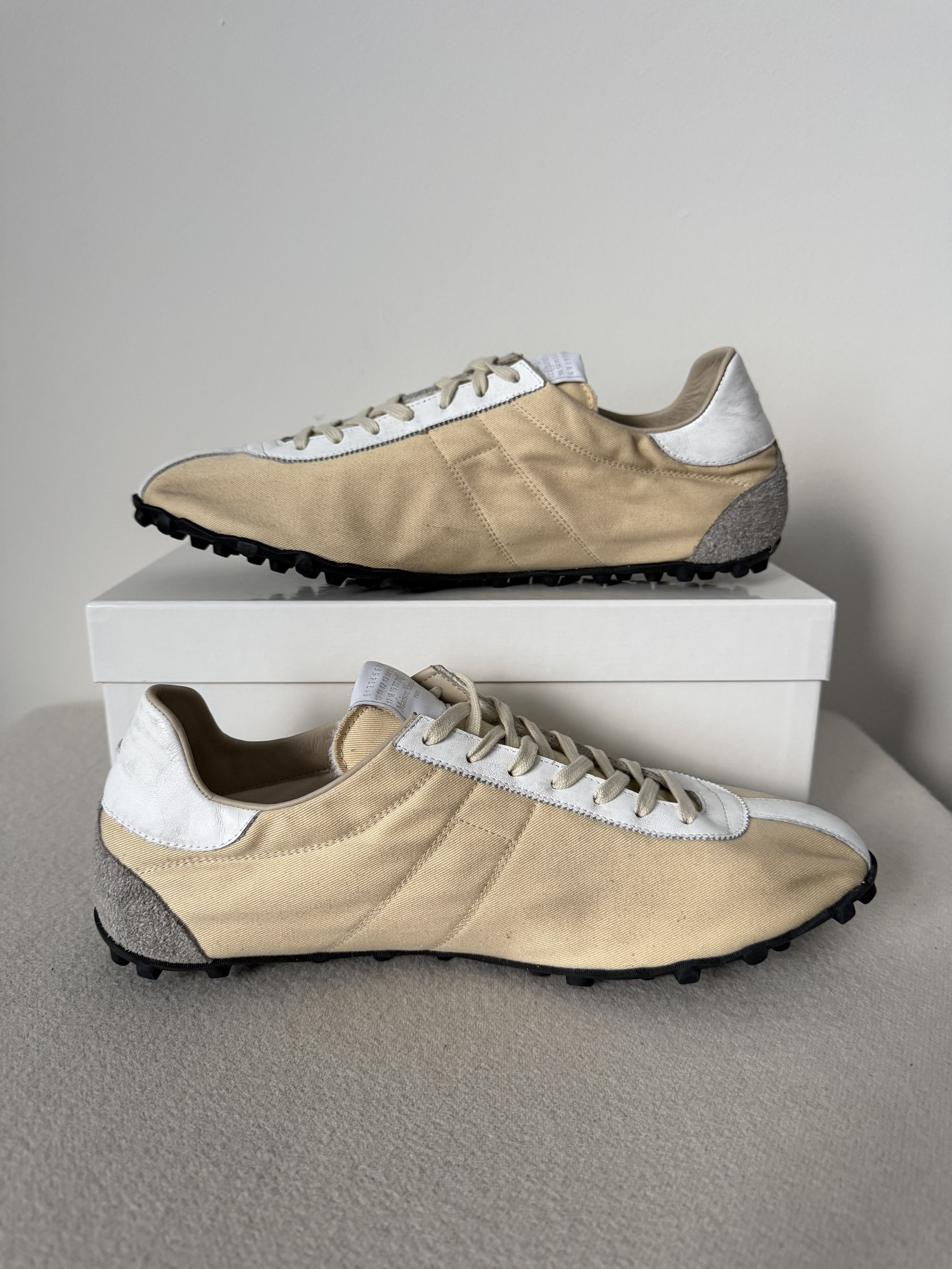 Maison Margiela Maison Margiela Sprinter Low Top Sneakers in Yellow White Size US 11 / EU 44 - 3 Thumbnail
