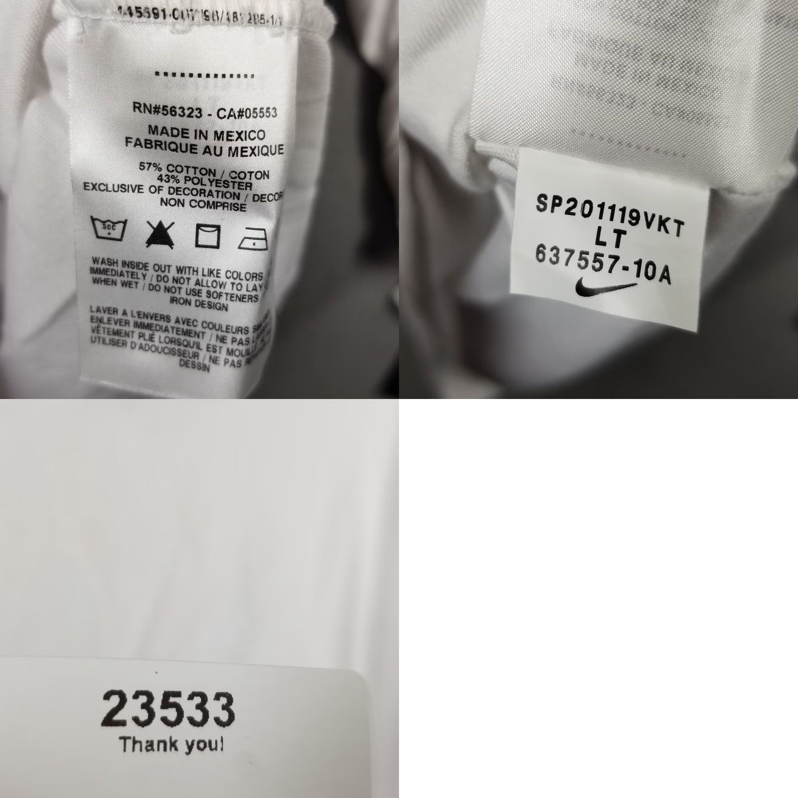 Nike Nike Women’s WNBA Logo T-Shirt Long Sleeve Tall Large White Sports Shirt Size L / US 10 / IT 46 - 8 Thumbnail