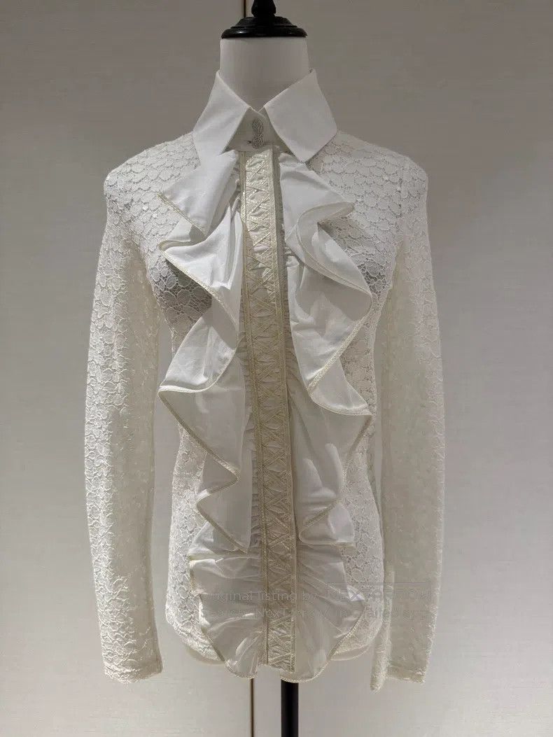 Chanel Chanel Show heavy industry court lace hollow elegant white Size XS / US 0-2 / IT 36-38 - 1 Thumbnail
