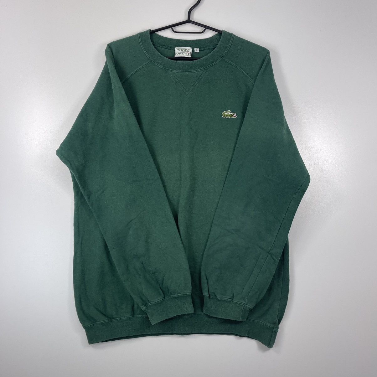 Lacoste Mens Vintage Lacoste sweatshirt luxury Size US XL / EU 56 / 4 - 4 Thumbnail